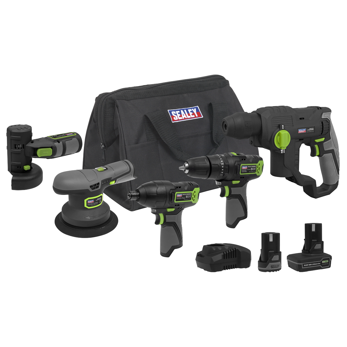 5 x 10.8V SV10.8 Series Cordless Combo Kit - 2 Batteries CP108VCOMBO7