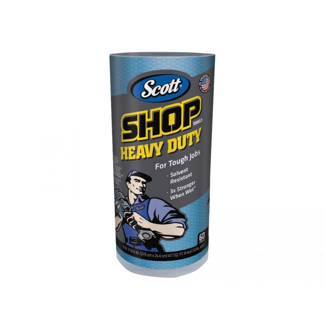 SCOTT® Blue Heavy-Duty Shop Cloth Roll KCL32992B