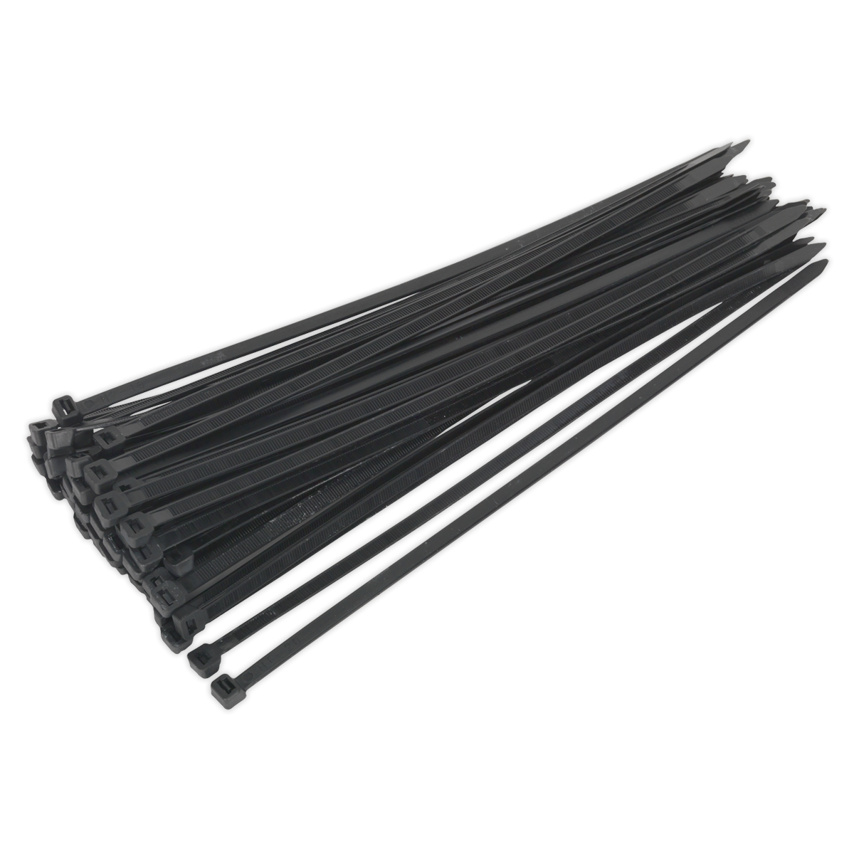 Cable Tie 350 x 7.6mm Black Pack of 50 CT35076P50