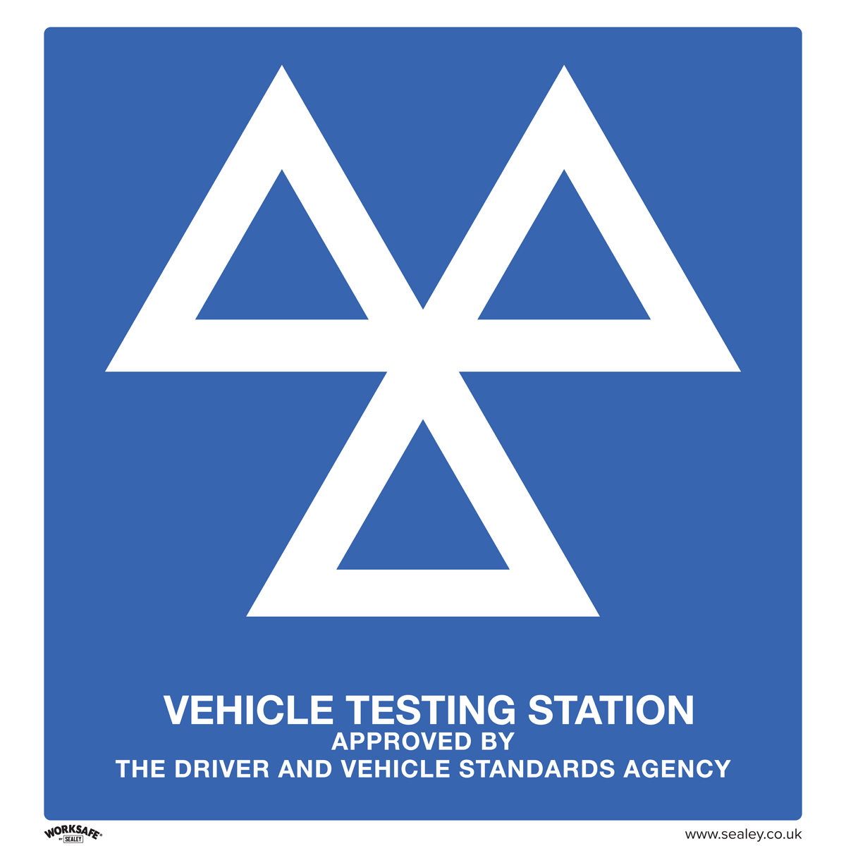 Warning Safety Sign - MOT Testing Station - Aluminium Composite SS51A1
