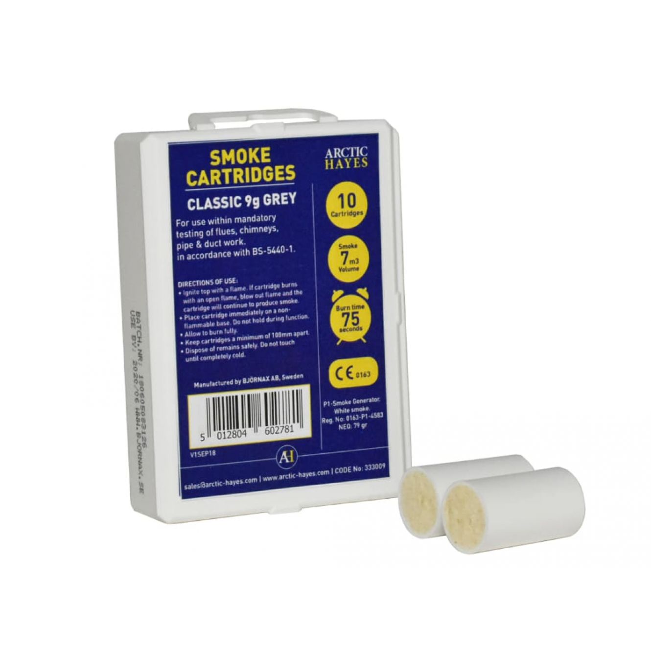 Smoke Cartridges Classic 9g White (Pack 10) ARC333009