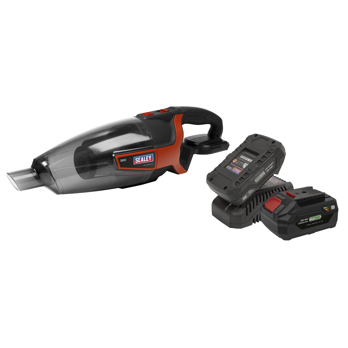 Cordless Handheld Vacuum Cleaner 650ml 20V SV20 Series Kit - 2 Batteries CP20VCVKIT