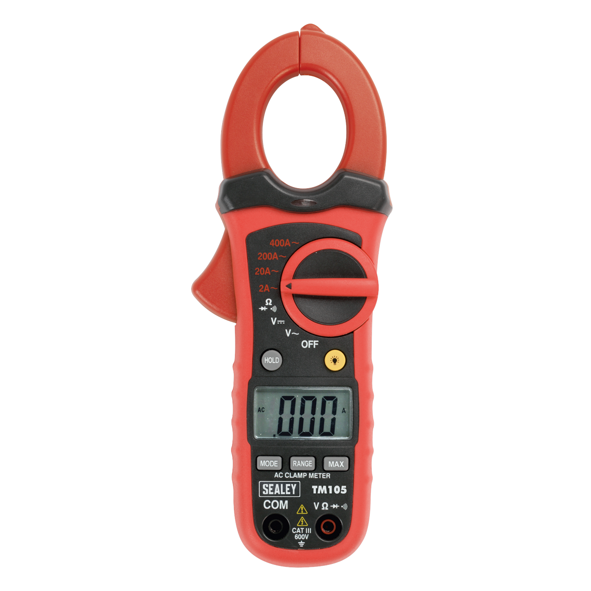 Professional Auto-Ranging Digital Clamp Meter NCVD - 6-Function TM105