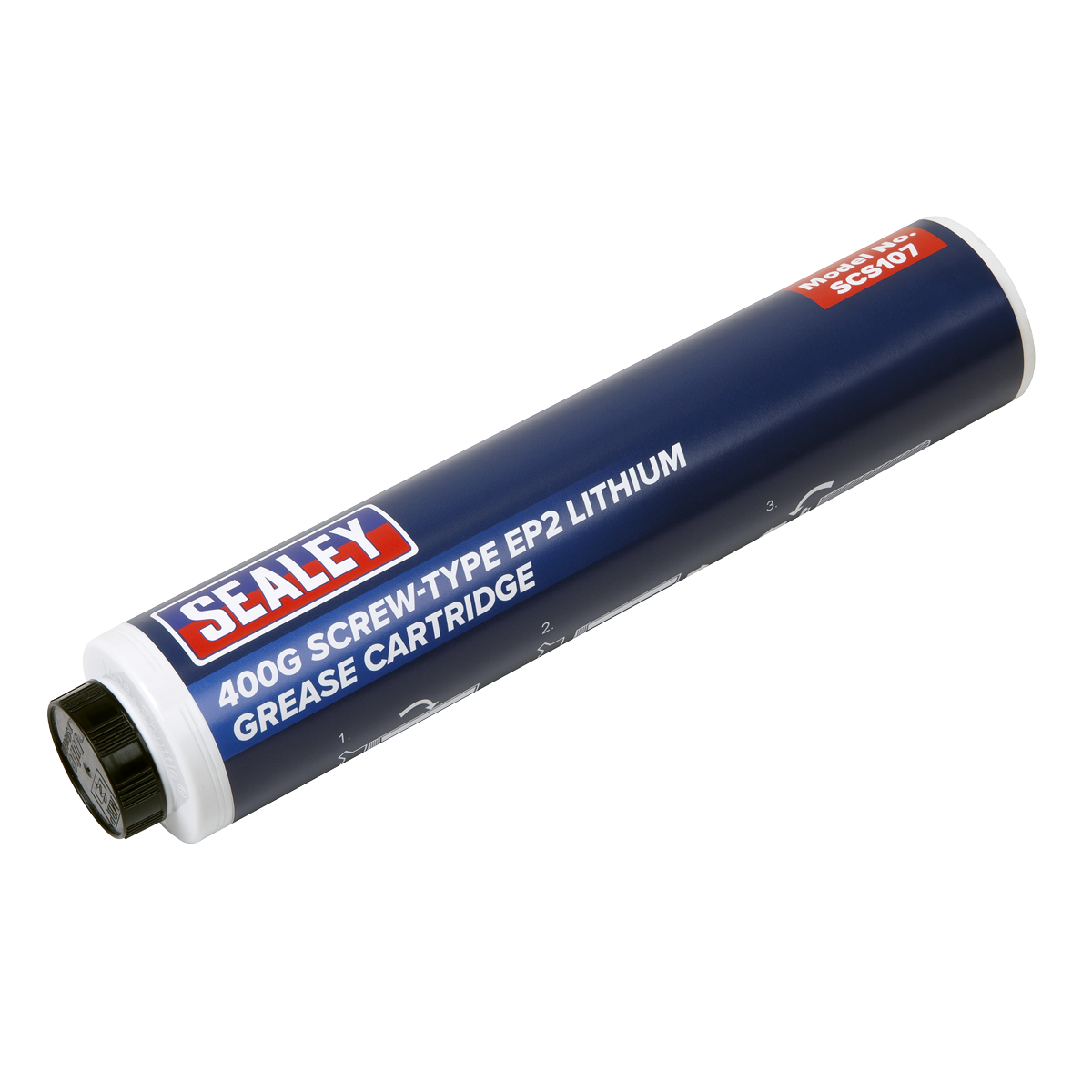 Screw-Type EP2 Lithium Grease Cartridge 400g SCS107