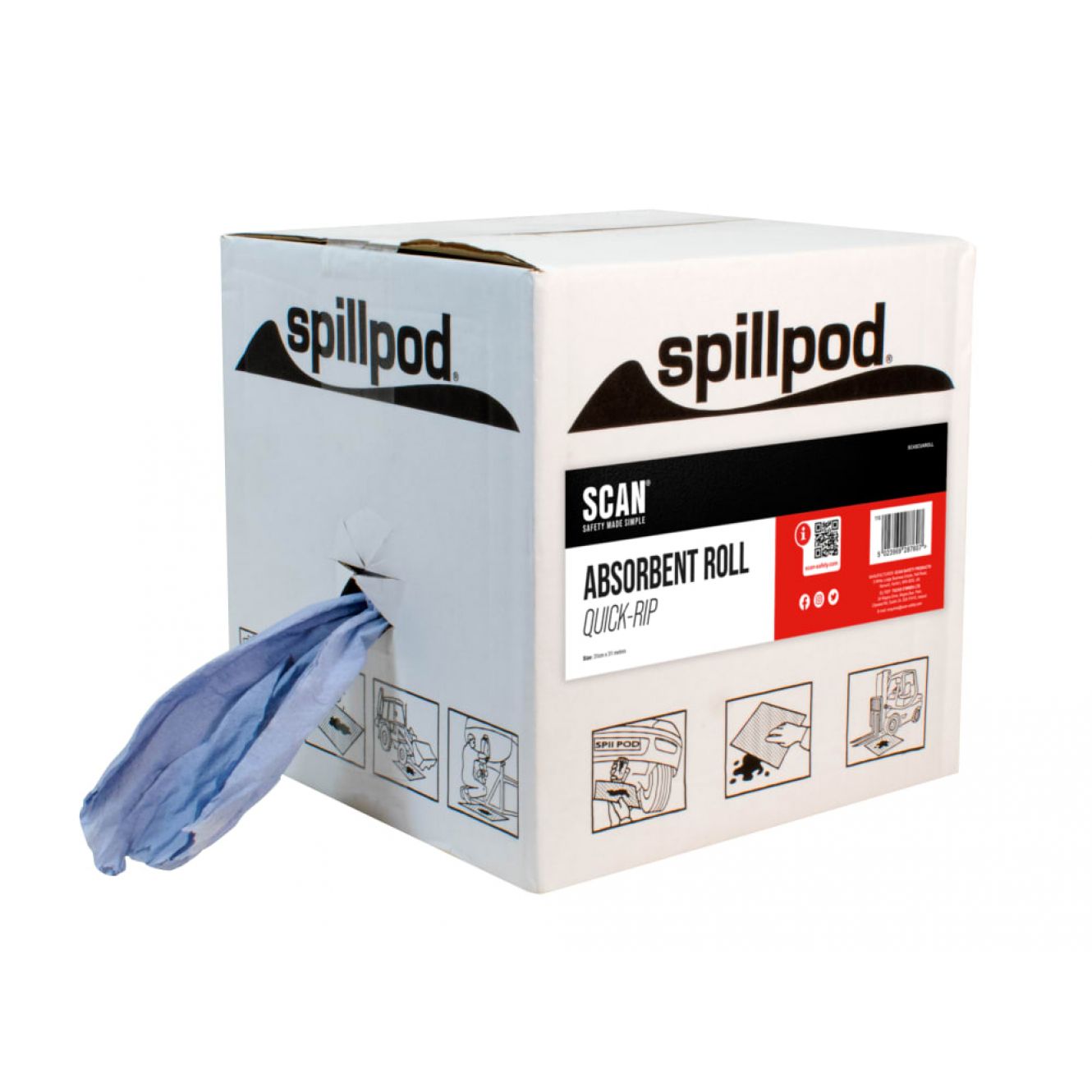 Paper Towel Wiping Roll 200mm x 150m SCASCPAPROLL