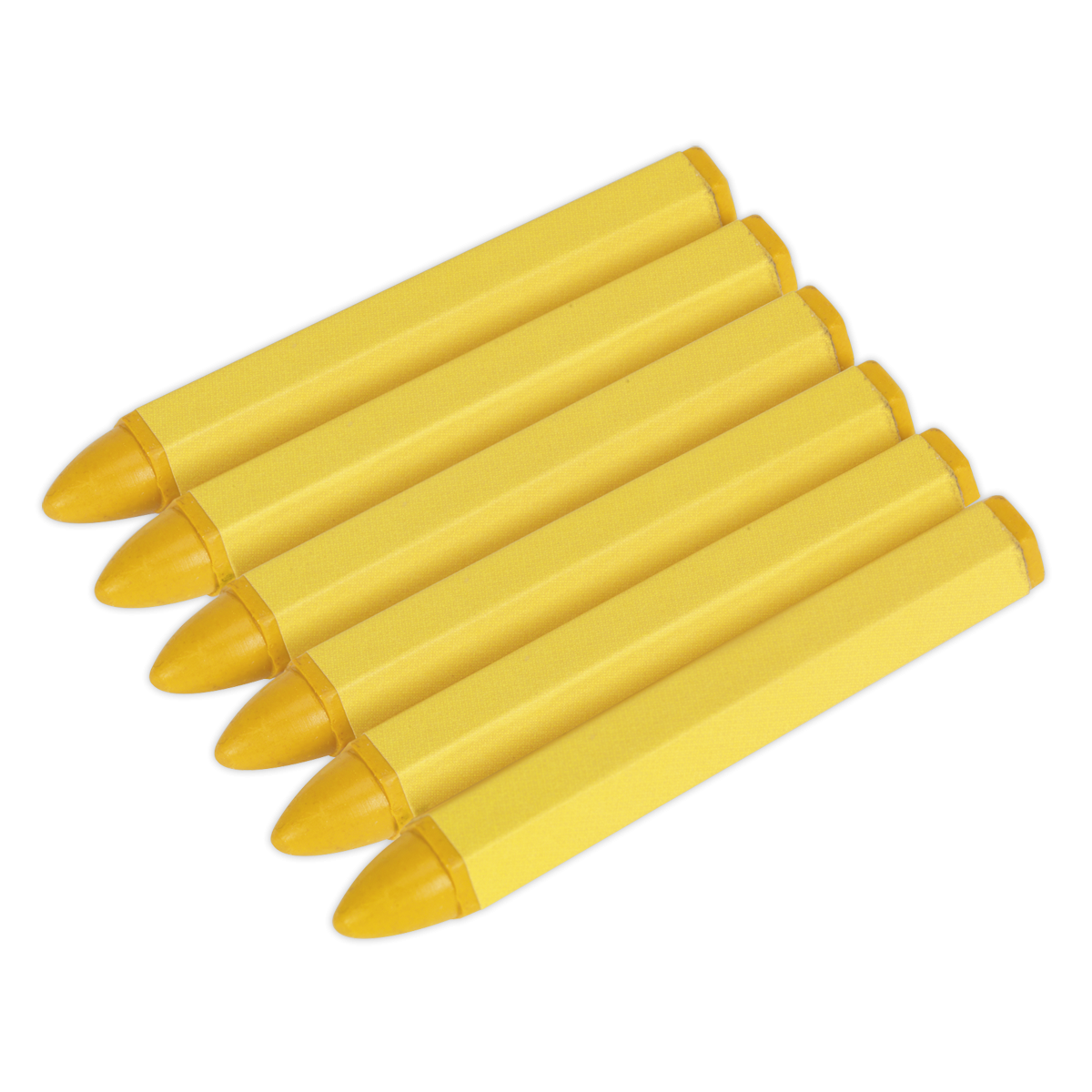 Tyre Marking Crayon - Yellow Pack of 6 TST14