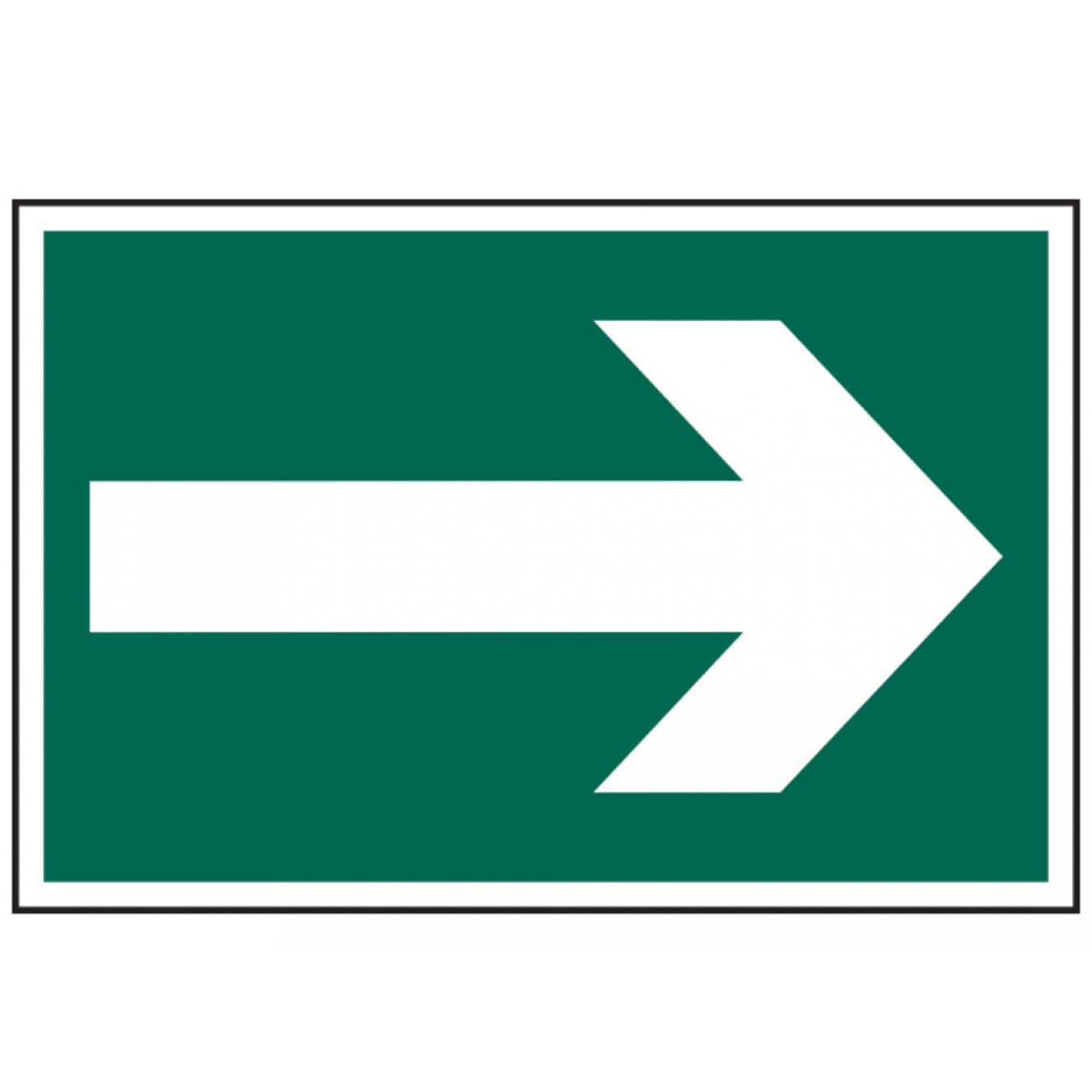 Arrow Symbol - PVC 300 x 200mm SCA1521