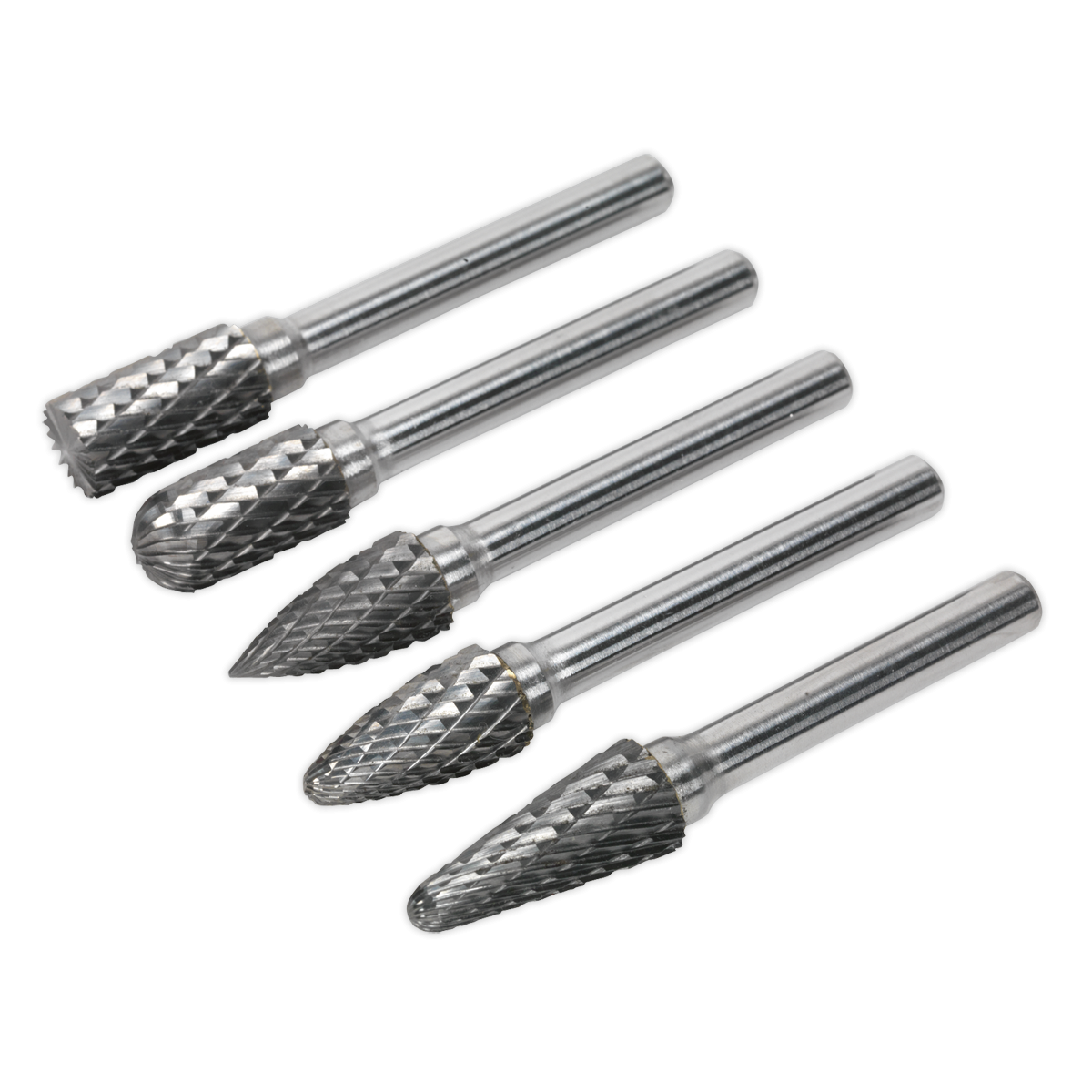 Tungsten Carbide Rotary Burr Set 5pc SDBK5