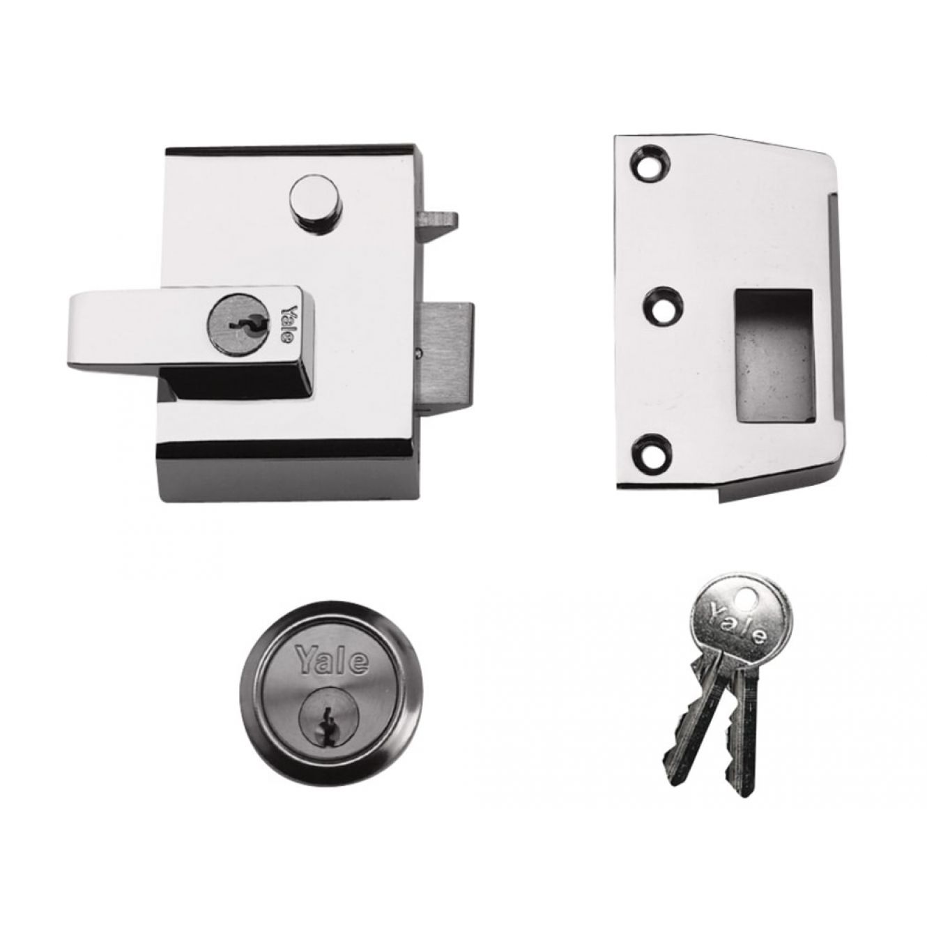 P2 Double Security Nightlatch