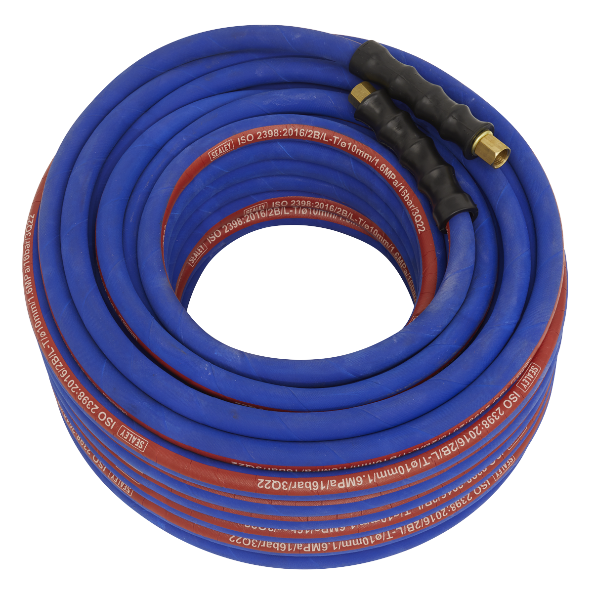 Air Hose 30m x Ø10mm with 1/4"BSP Unions Extra-Heavy-Duty AH30R/38
