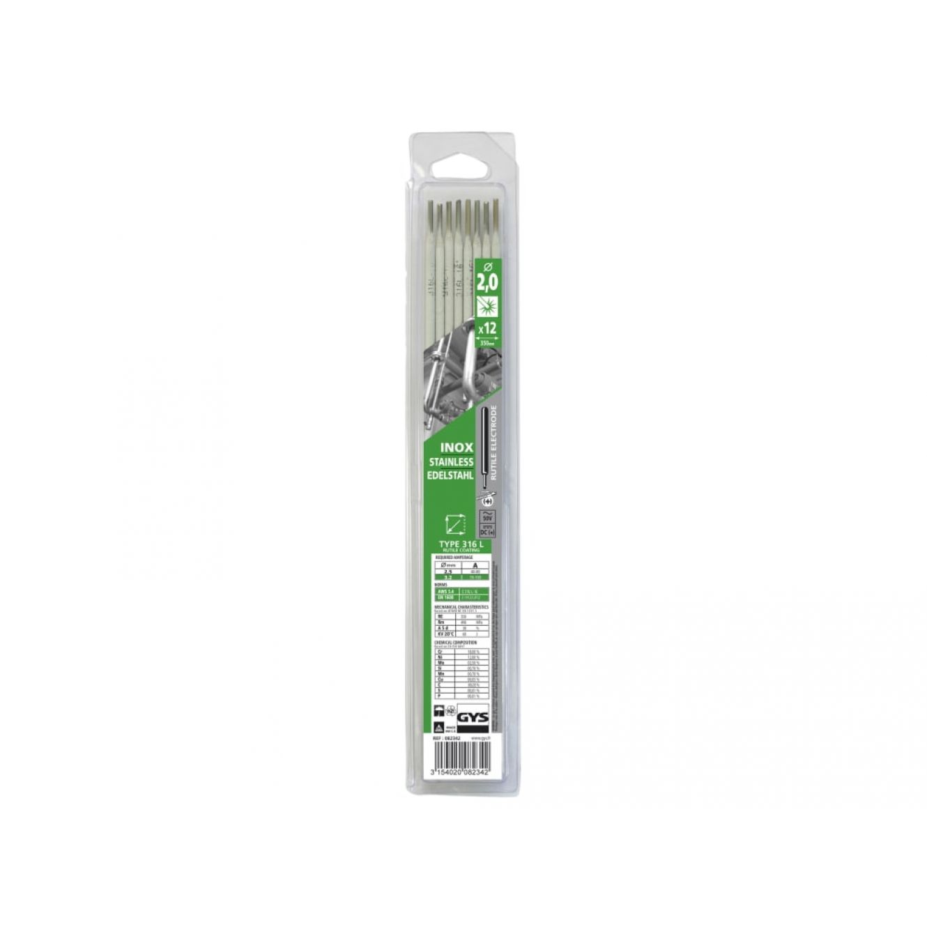 Stainless Steel Electrodes 316L