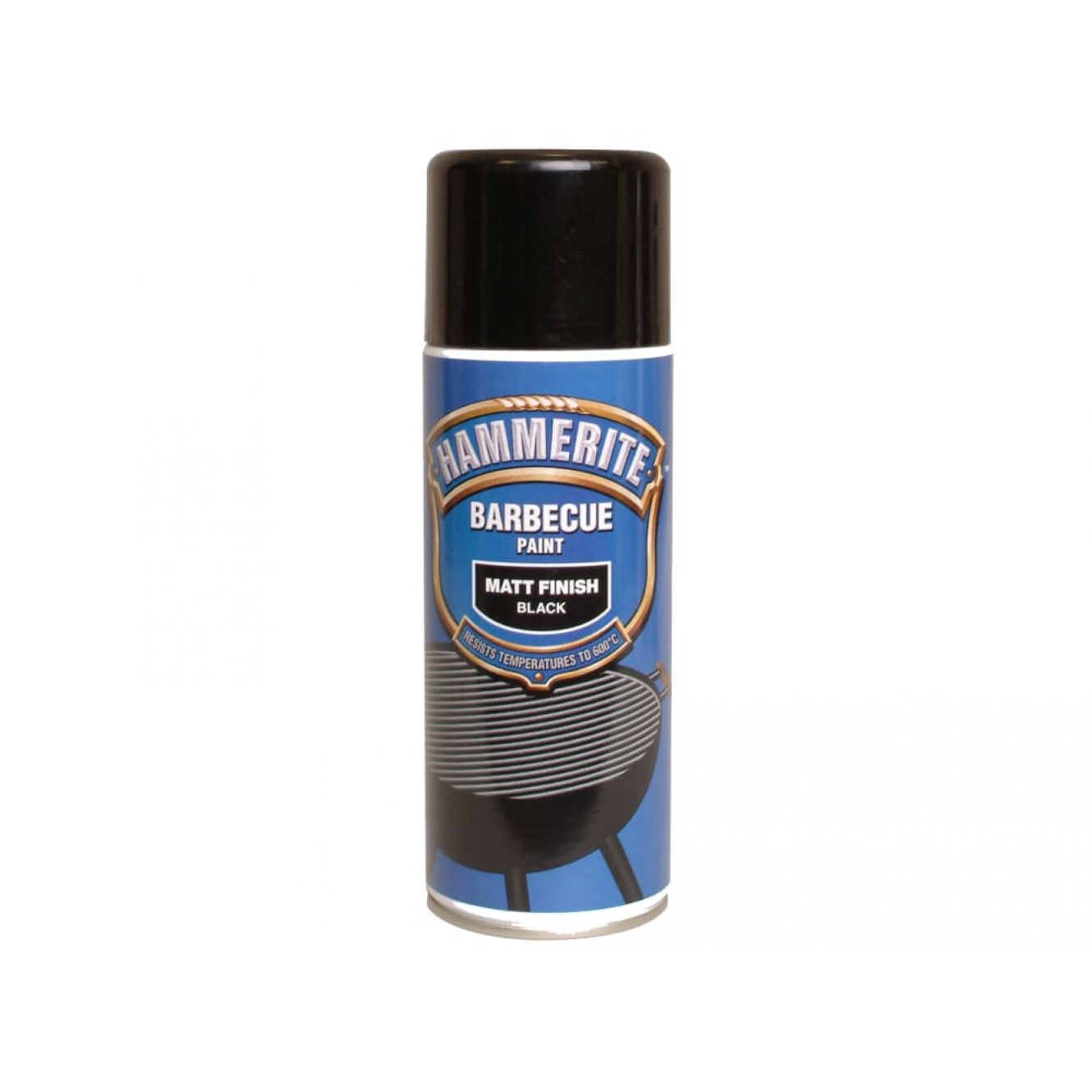 BBQ Paint Aerosol Black Matt 400ml HMMBBQBLAERO