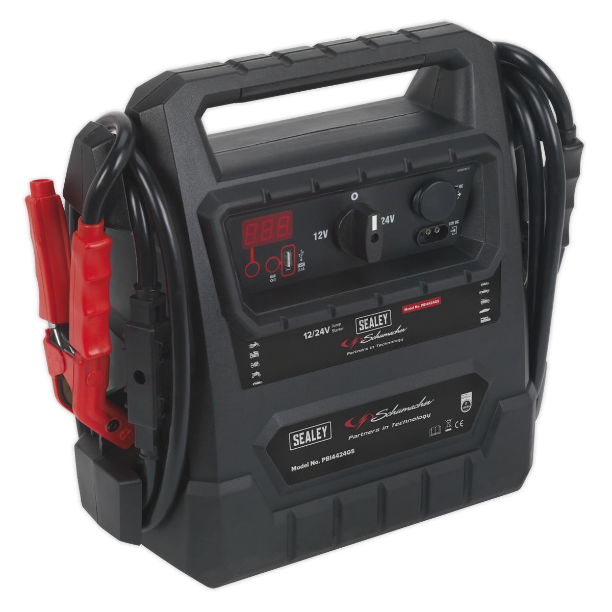 Schumacher® RoadStart® Emergency Jump Starter 12/24V 4600 Peak Amps - DEKRA Approved PBI4424GS