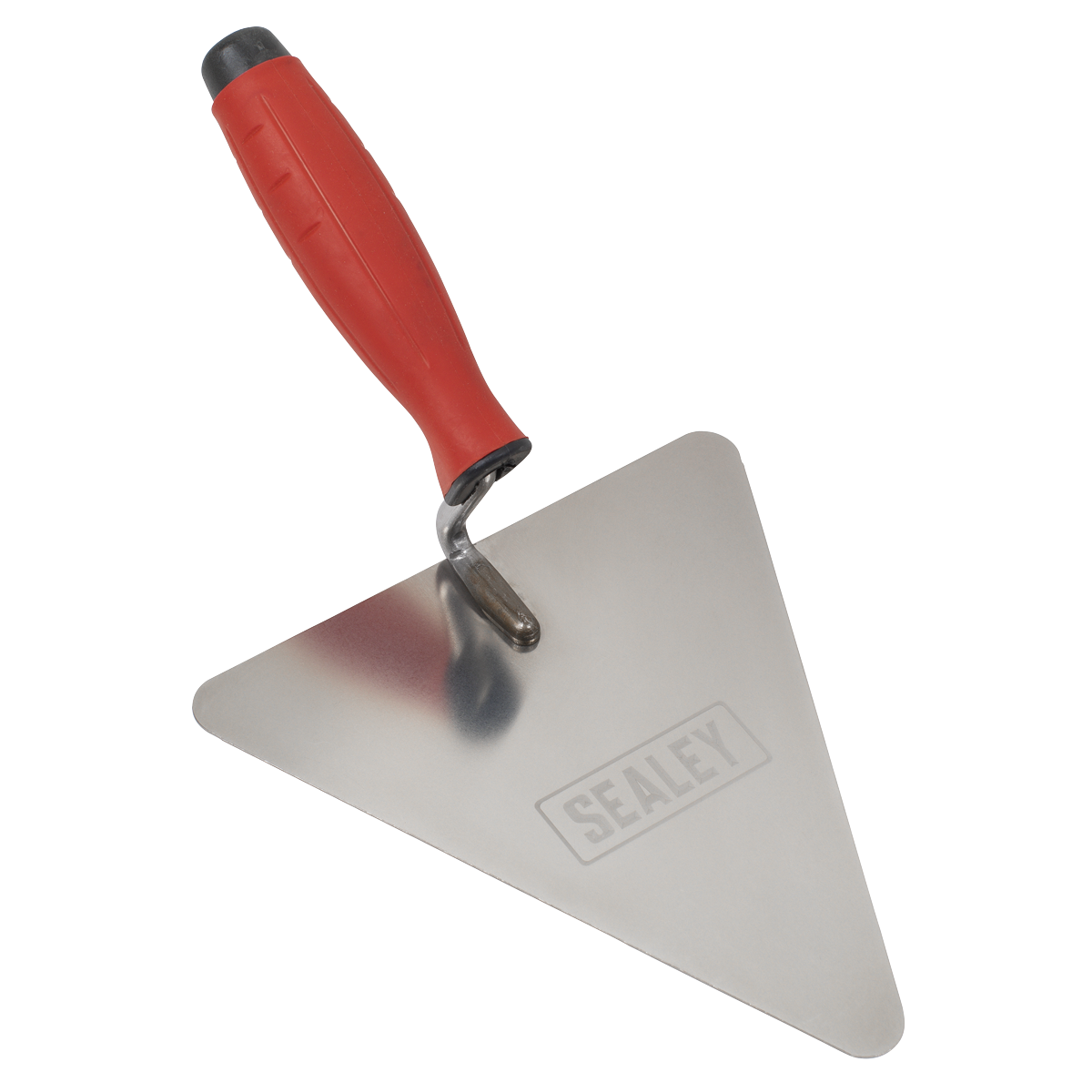 Stainless Steel Triangular Brick Trowel - Rubber Handle 180mm T1205
