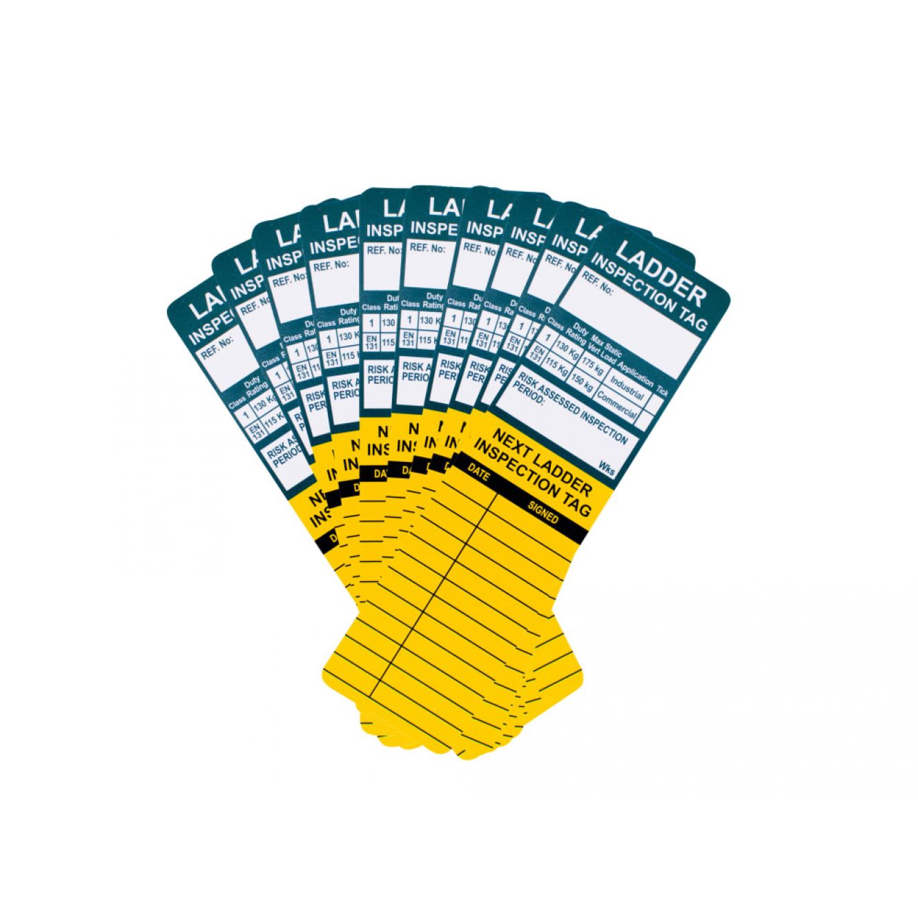 Replacement Ladder Tag Inserts - Pack of 10 SCALADTAGI