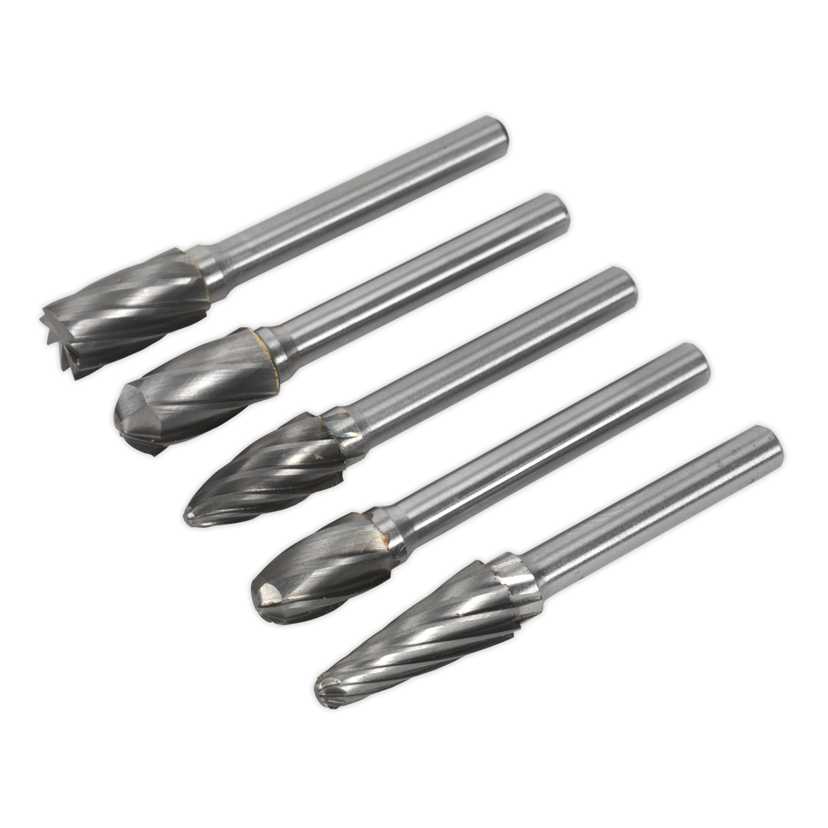 Tungsten Carbide Rotary Burr Set 5pc Ripper/Coarse SDBCK5