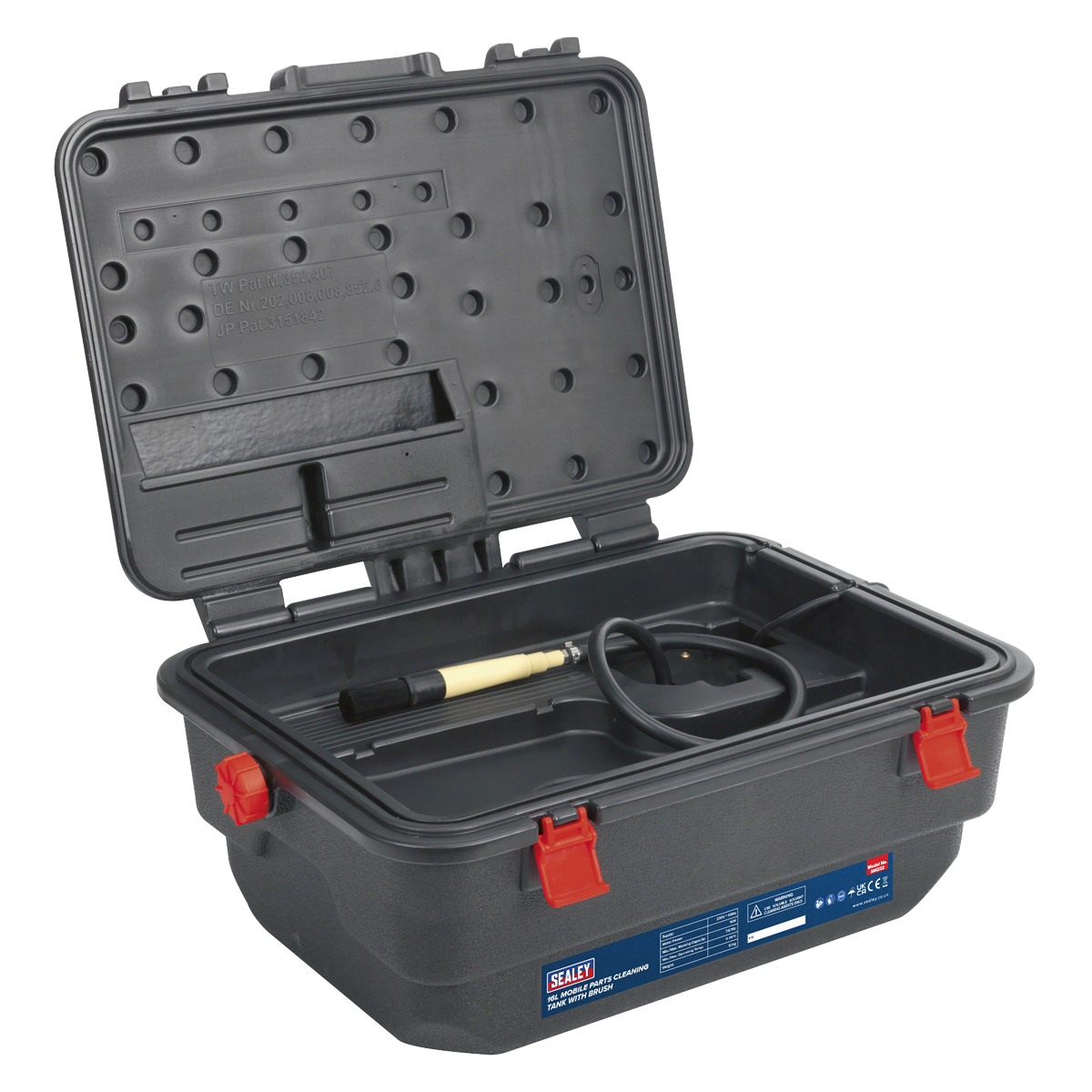 Mobile Parts Cleaning Tank with Brush SM222