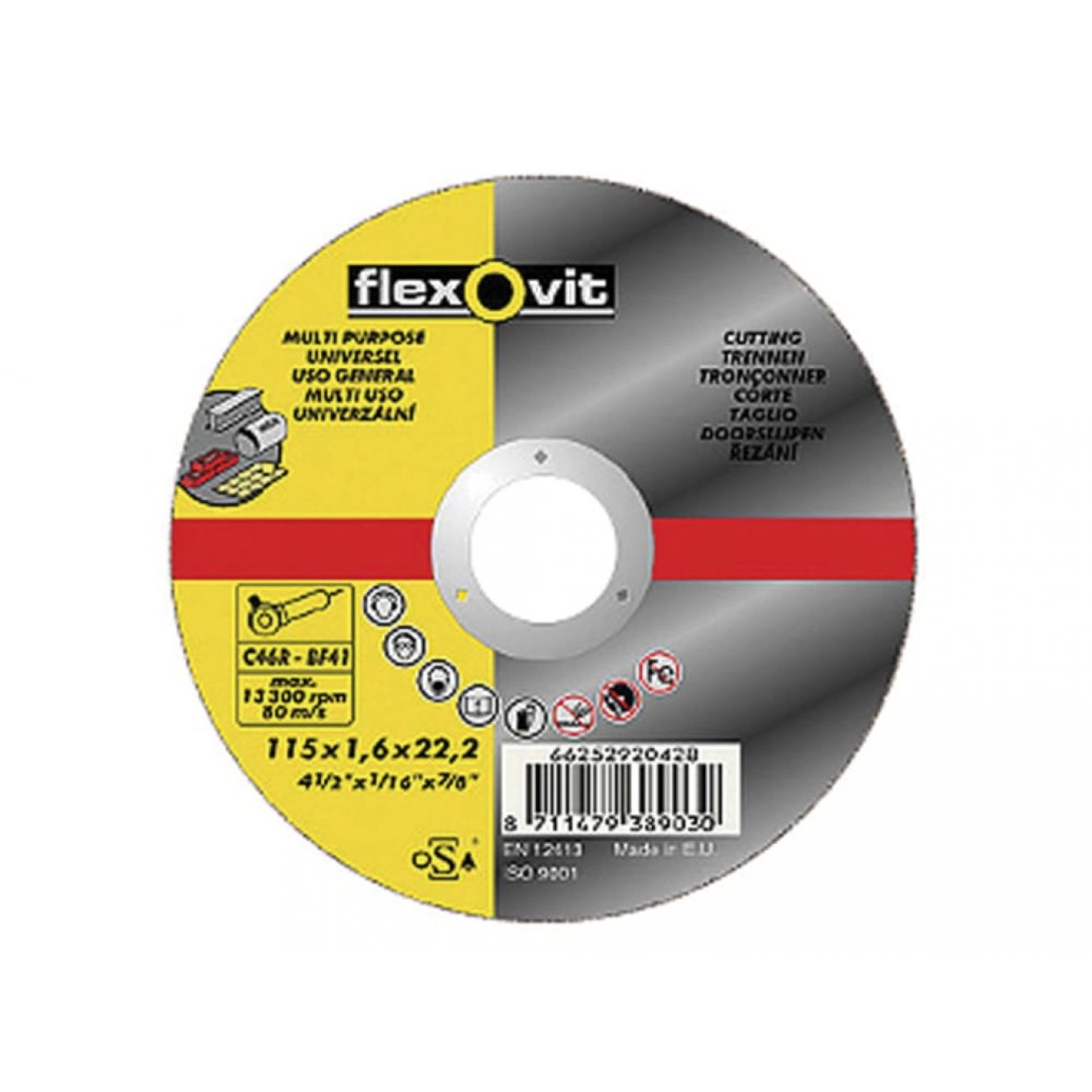 Multi-Purpose Cutting Disc 230 x 22mm FLV26779