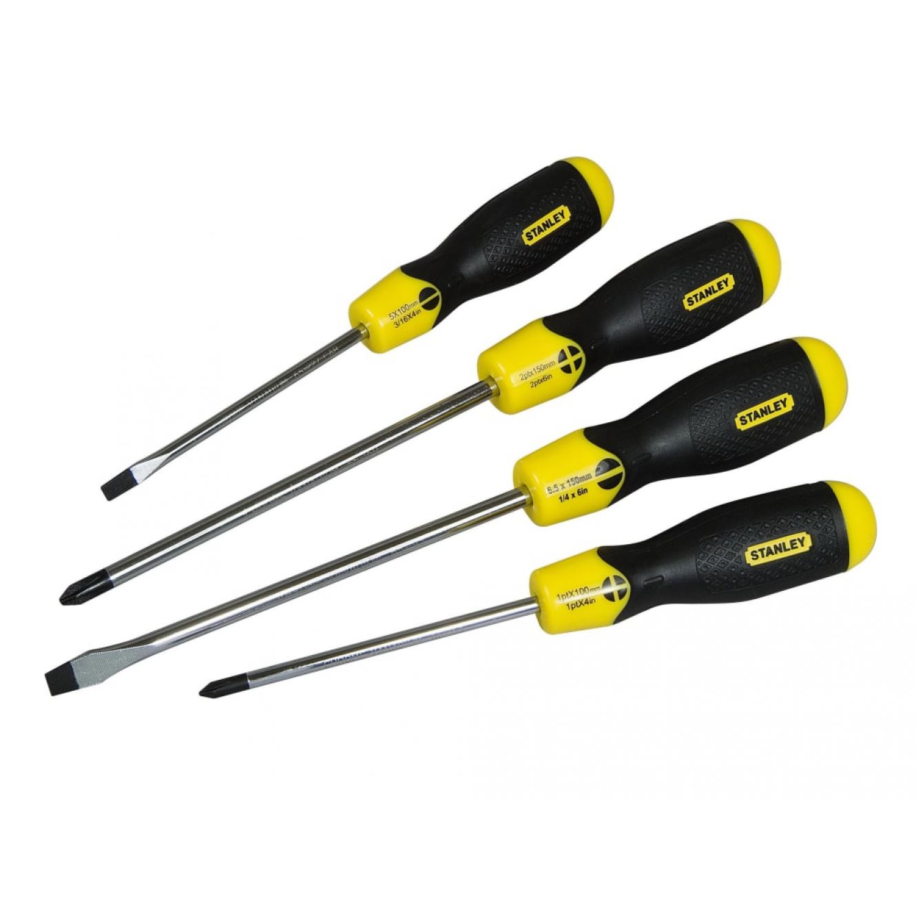 Cushion Grip Screwdriver Set, 4 Piece STA065013
