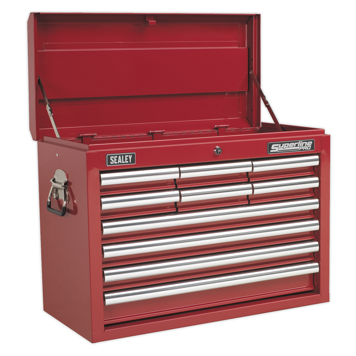 Topchest 10 Drawer with Ball-Bearing Slides - Red AP33109