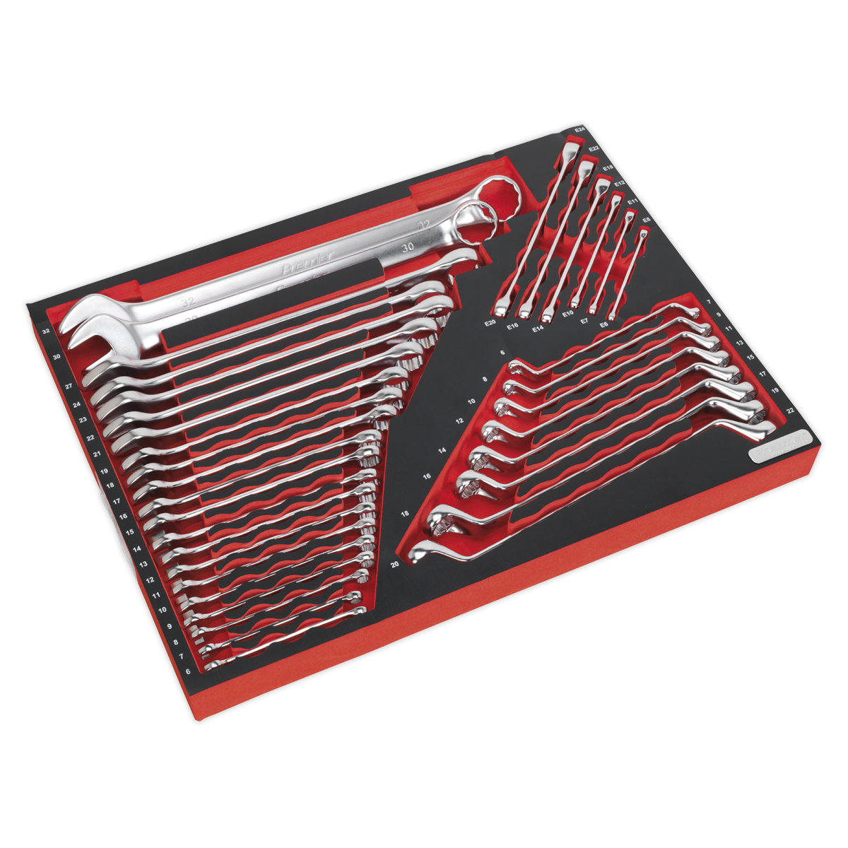 Tool Tray with Spanner Set 35pc TBTP03