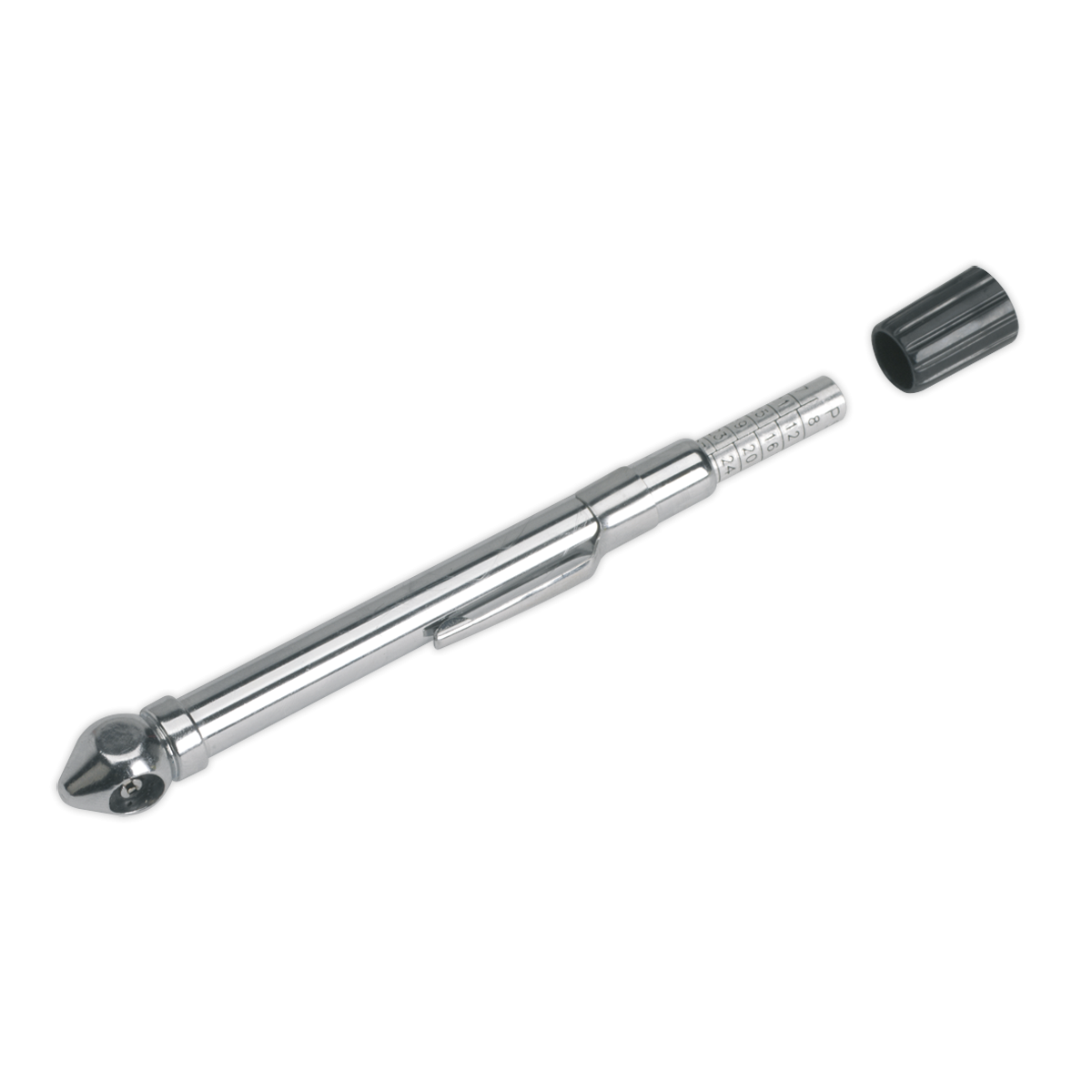 Tyre Pressure Gauge with Pocket-Clip 6-50psi TSTPG9