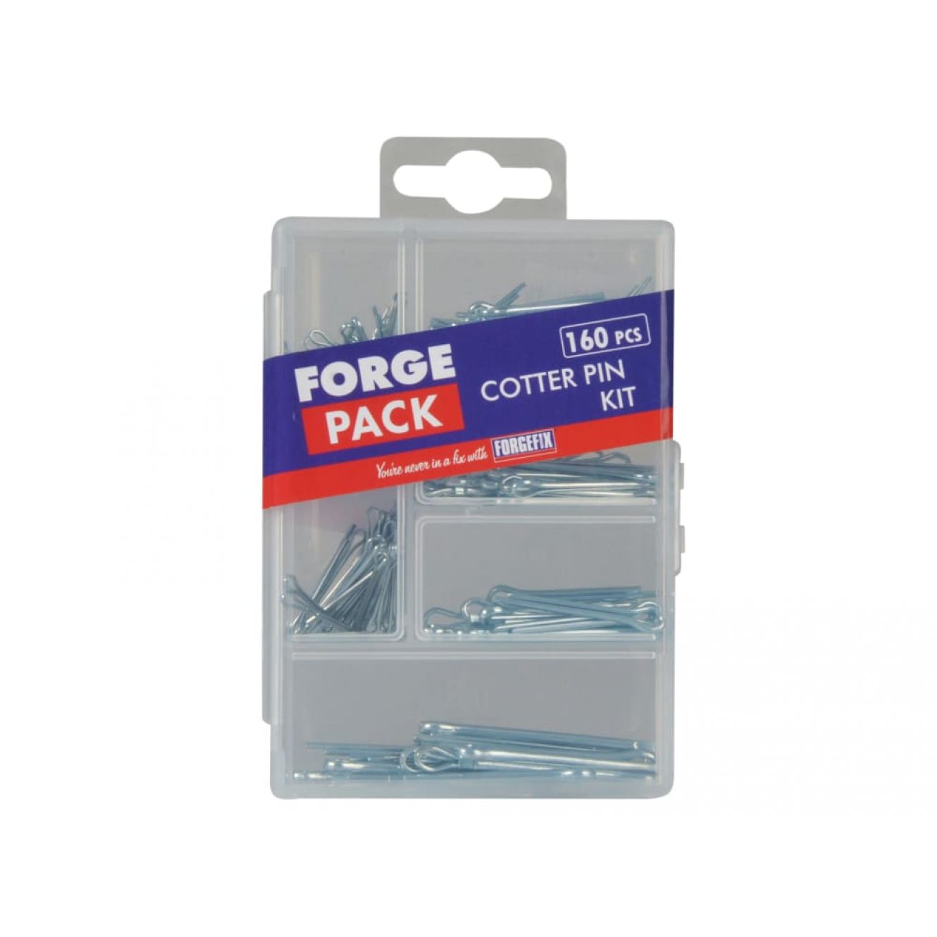 Cotter Pin Kit ForgePack 160 Piece FORFPCOTTSET
