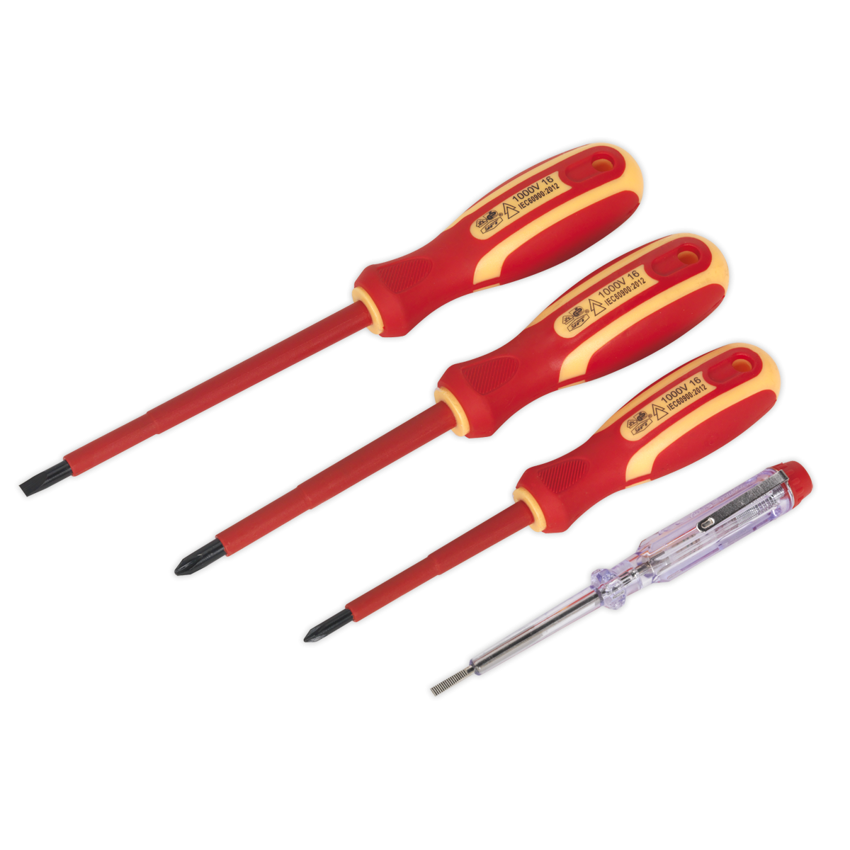 Electrician's Screwdriver Set 4pc VDE Approved S01155