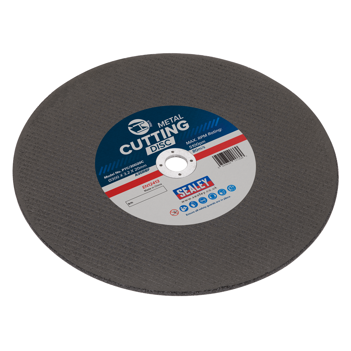 Cutting Disc Flat Metal Ø300 x 3.2 x 20mm PTC/30020C