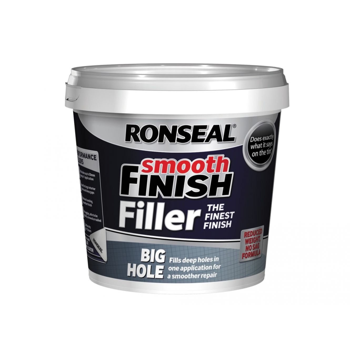 Smooth Finish Big Hole Filler 1.2 litre RSLBHF12L