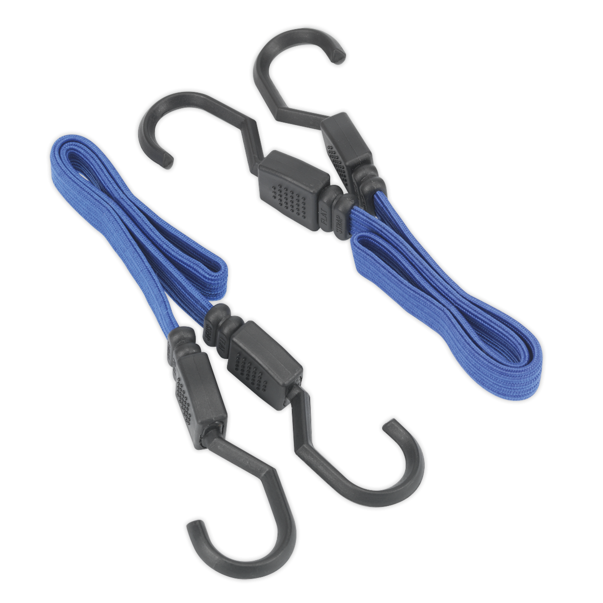 Flat Bungee Cord Set 460mm 2pc BCS15