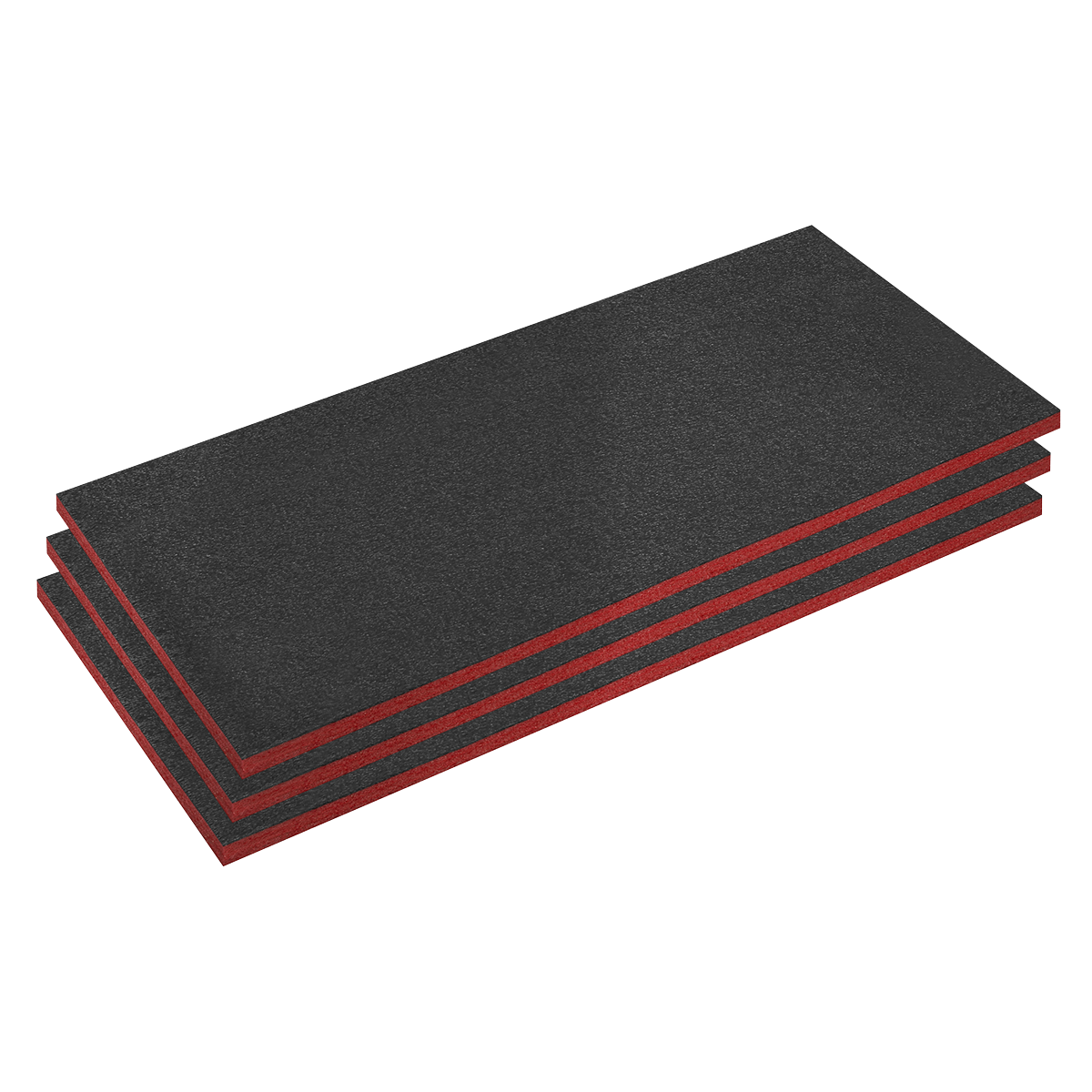 Easy Peel Shadow Foam® Red/Black 30mm - Pack of 3 SFPK30R