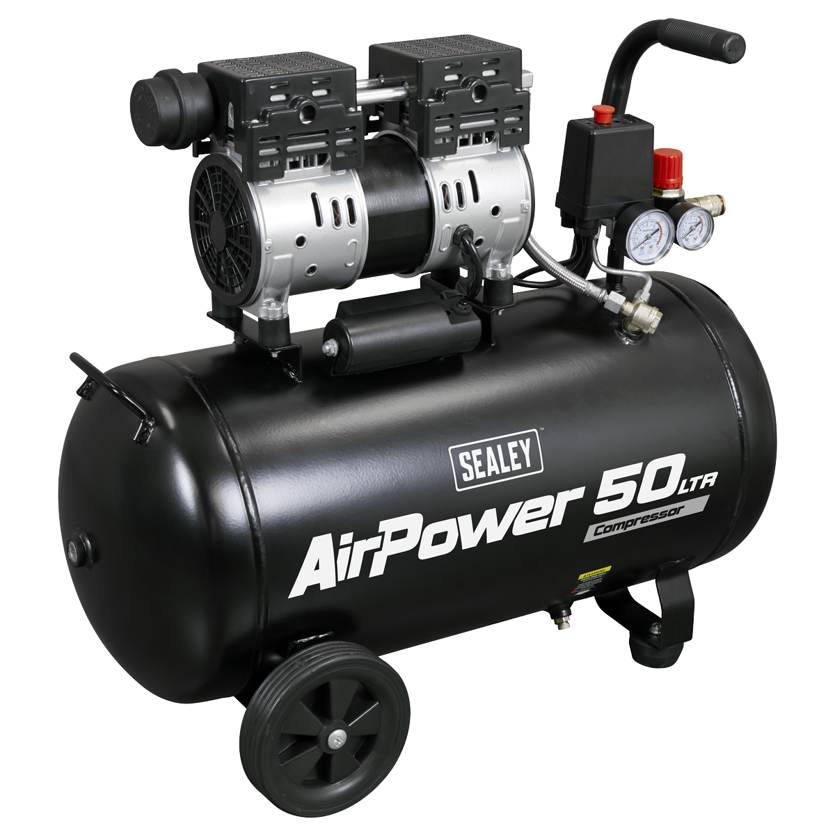 50L Low Noise Oil Free Direct Drive Air Compressor 1hp SAC5000S