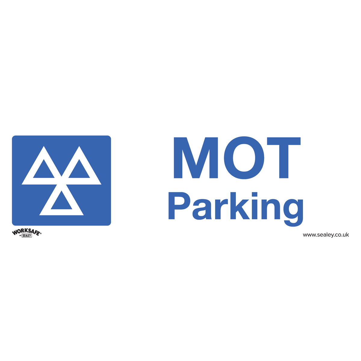 Warning Safety Sign - MOT Parking - Self-Adhesive Vinyl SS49V1