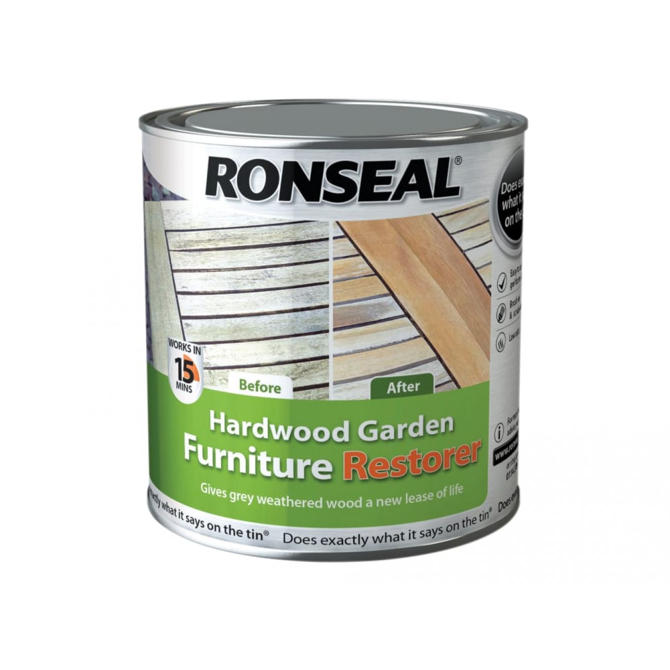 Hardwood Garden Furniture Restorer 1 litre RSLHGFR1L
