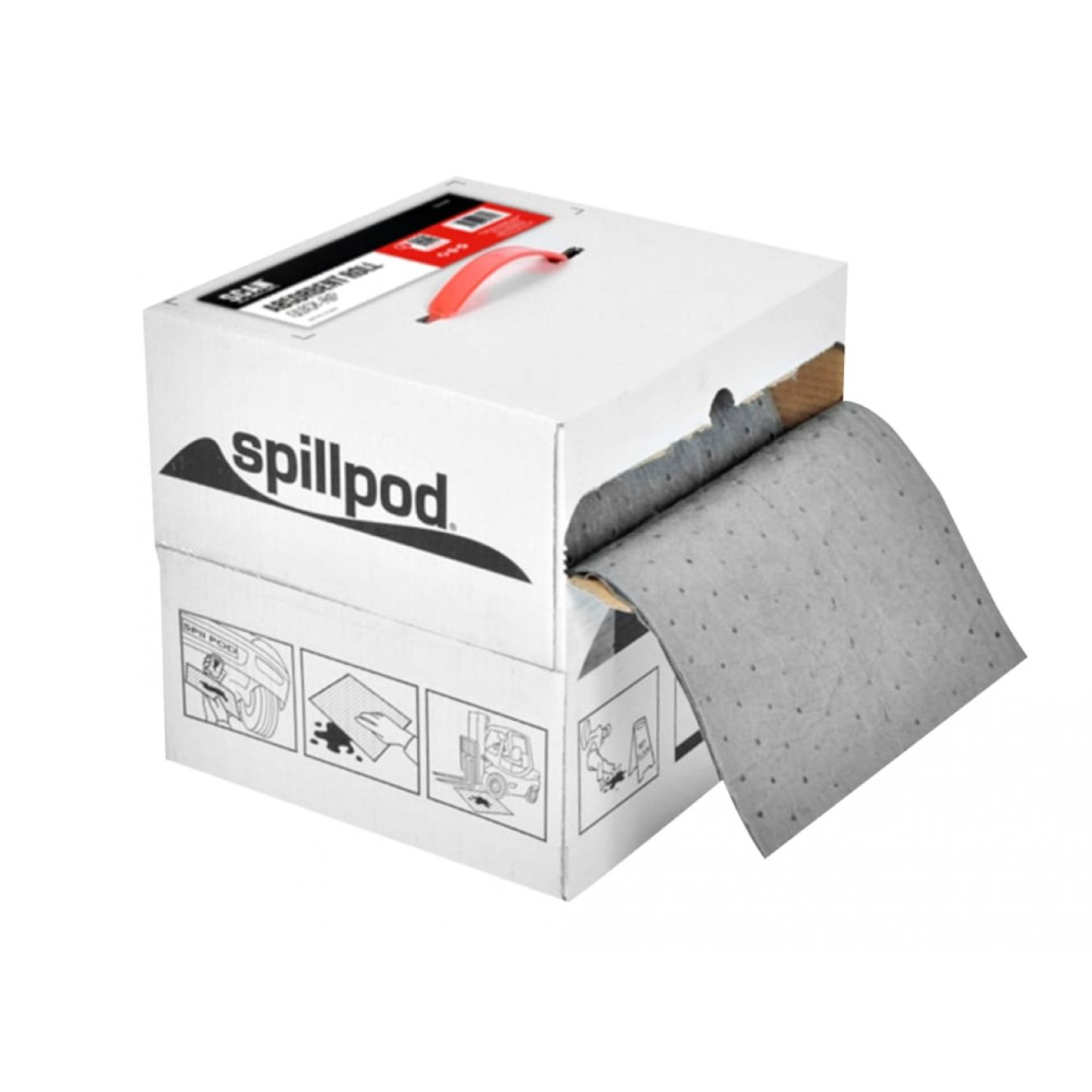 Universal Absorbent Quick-Rip Roll Box SCASCUAROLL