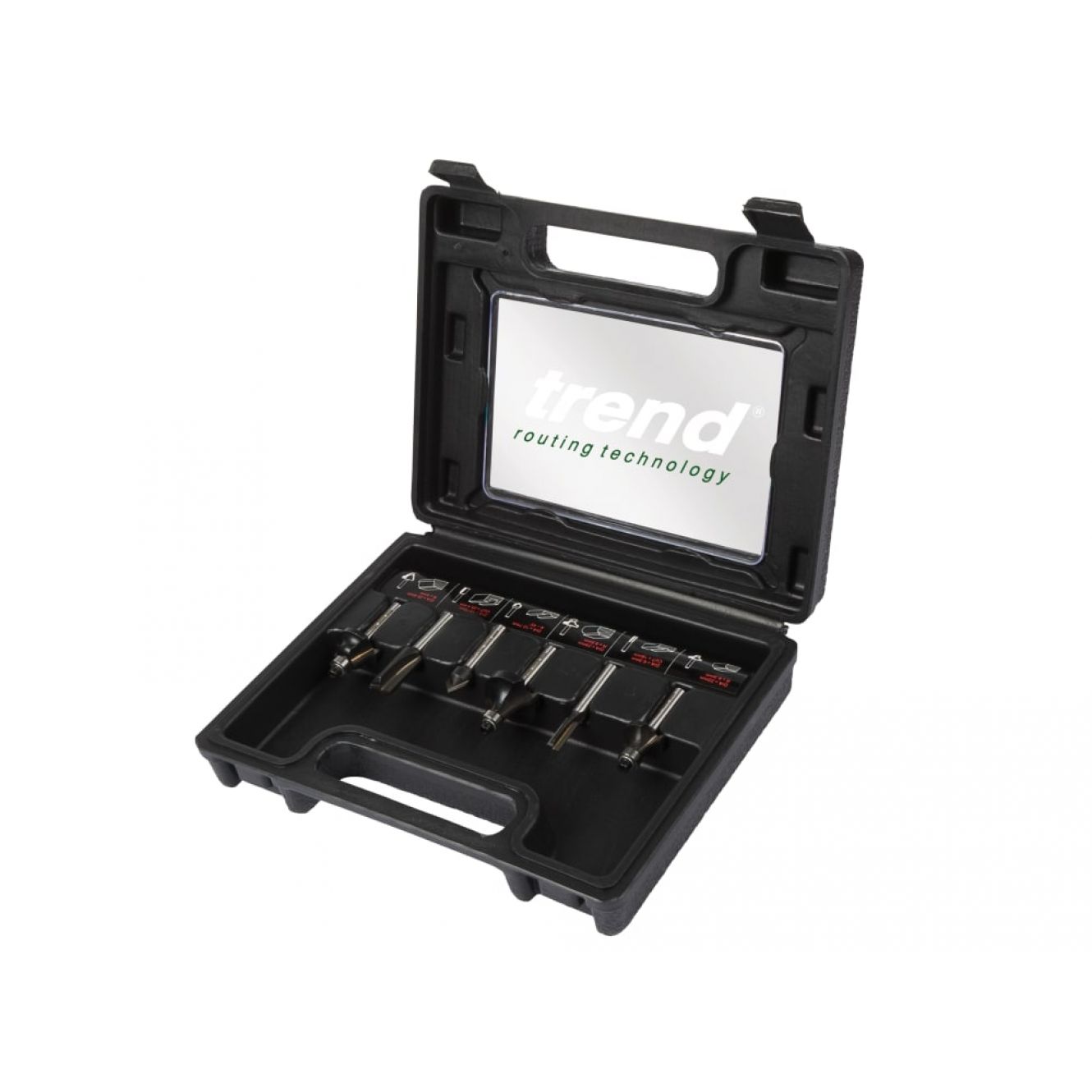 1/4in TCT Router Cutter Set, 6 Piece TRESET6PC14