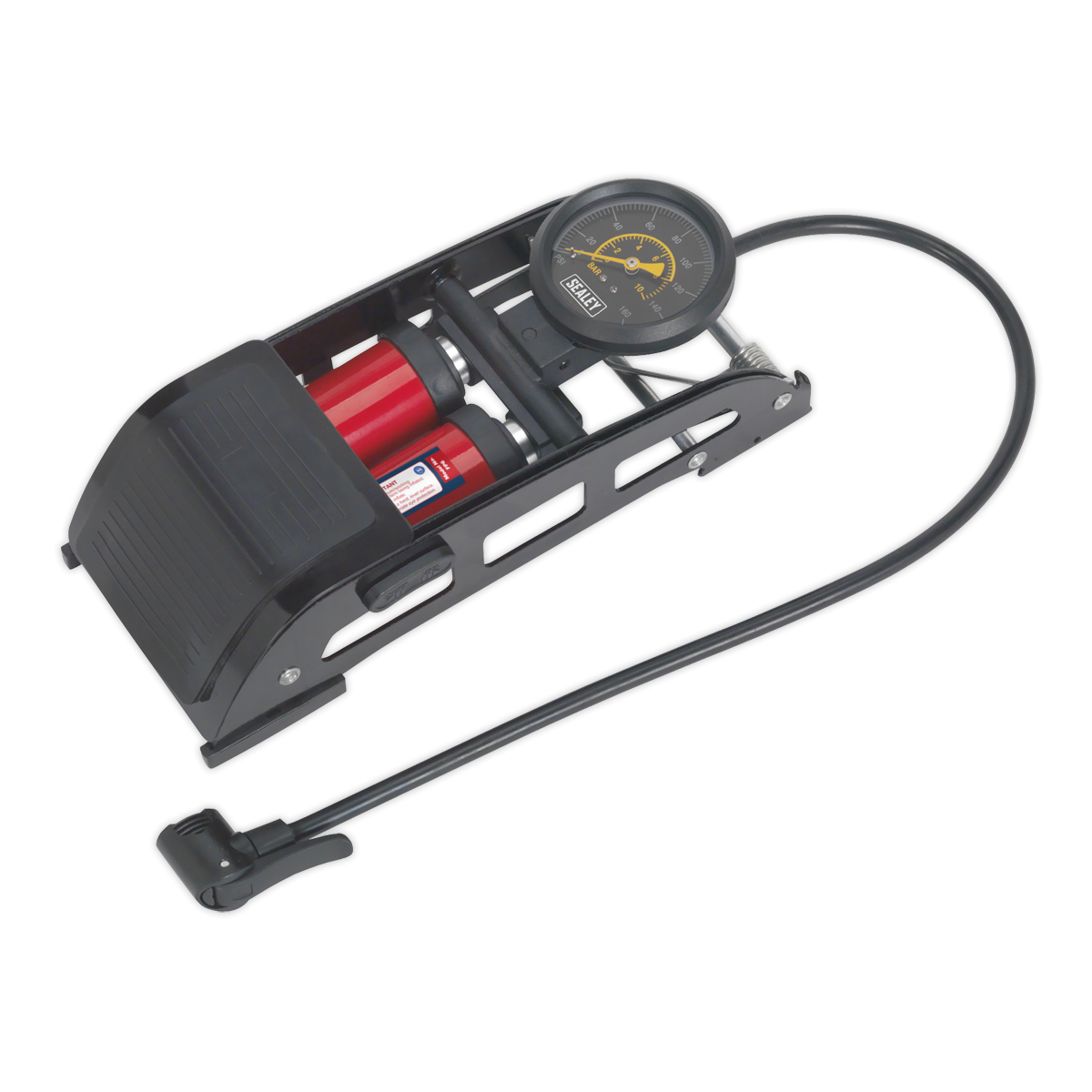 Foot Pump Twin Barrel FP6