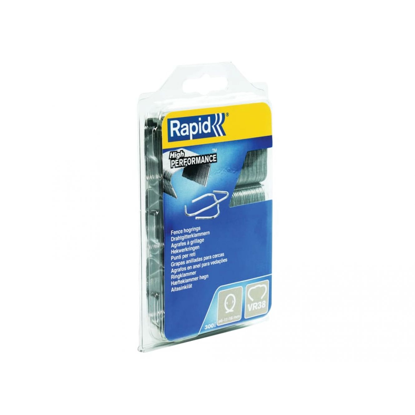 VR38 Light Hog Rings Pack 300 RPDVR38LIGHT