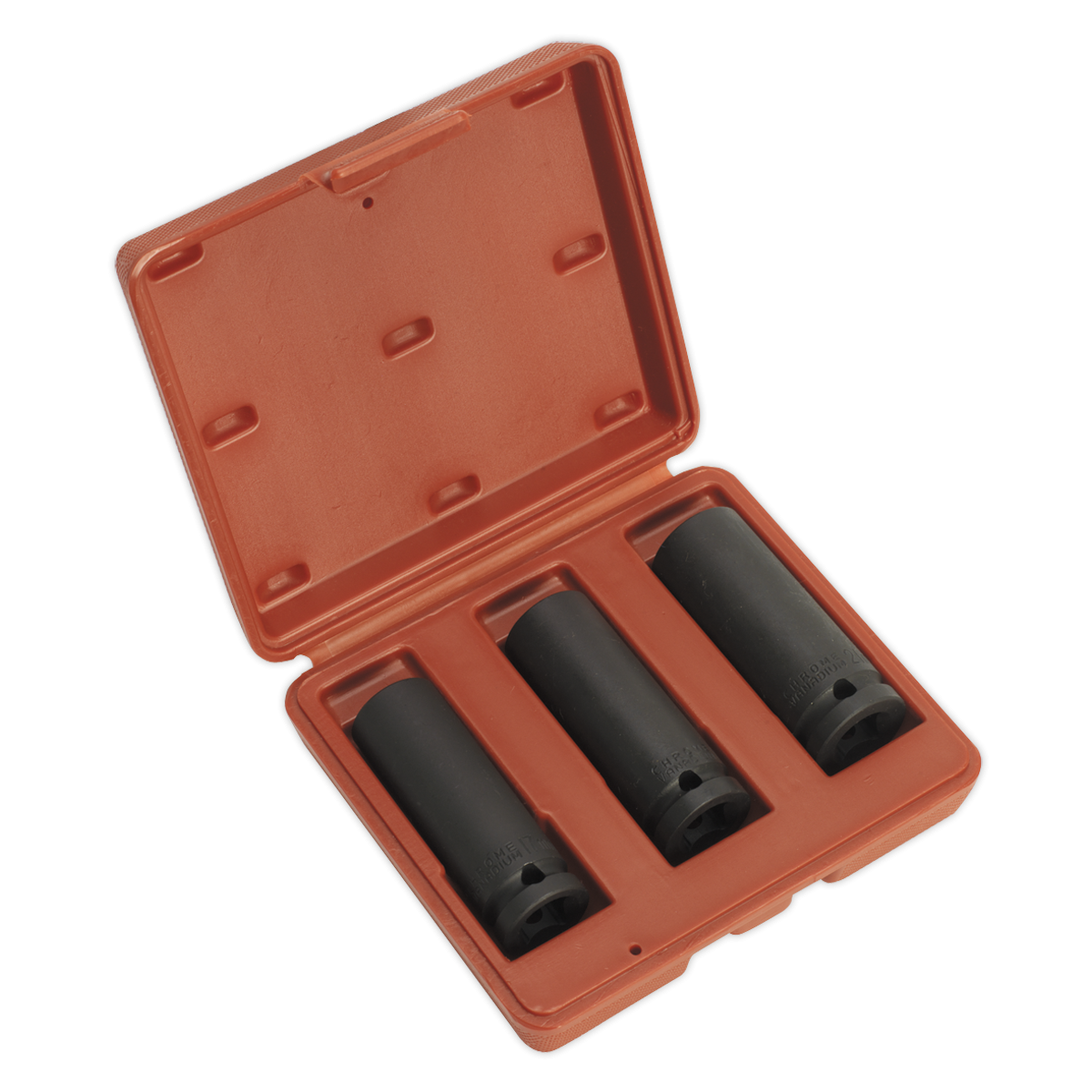 Impact Socket Set 3pc Deep 1/2"Sq Drive SX043