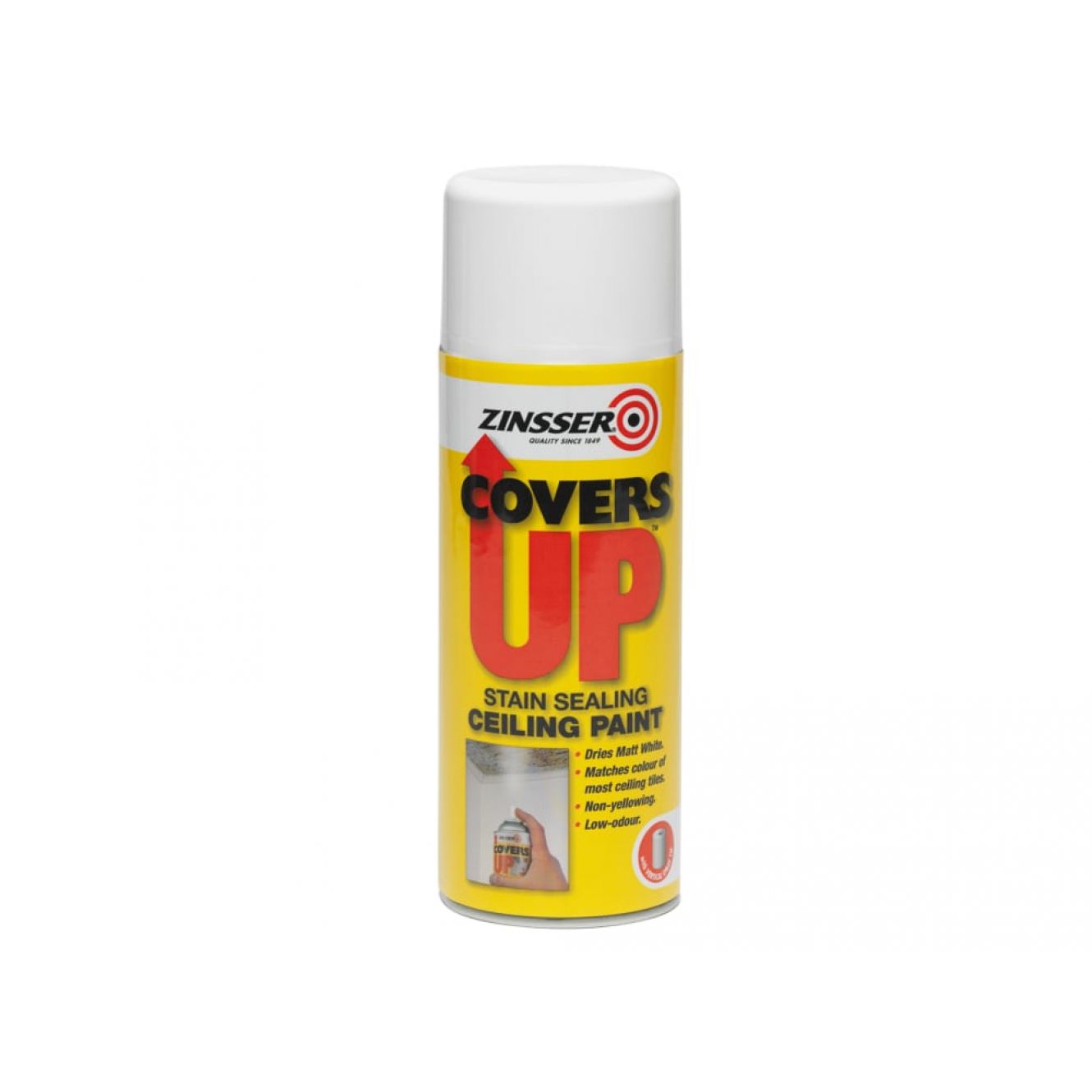 CoversUp™ Aerosol White 400ml ZINCU400A