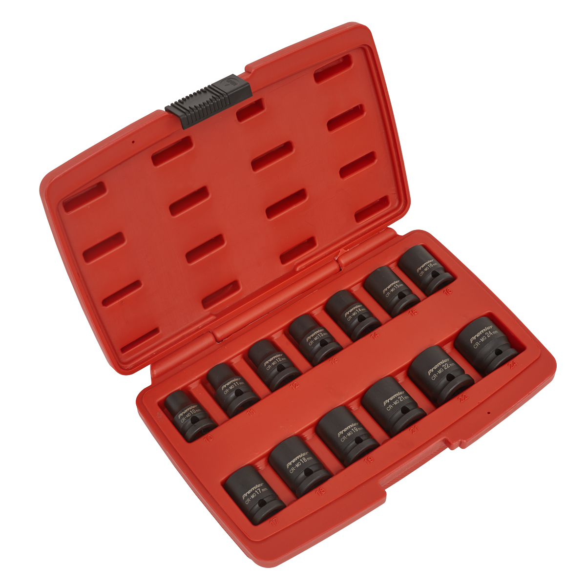 Impact Socket Set 13pc 1/2"Sq Drive 12-Point AK5614M