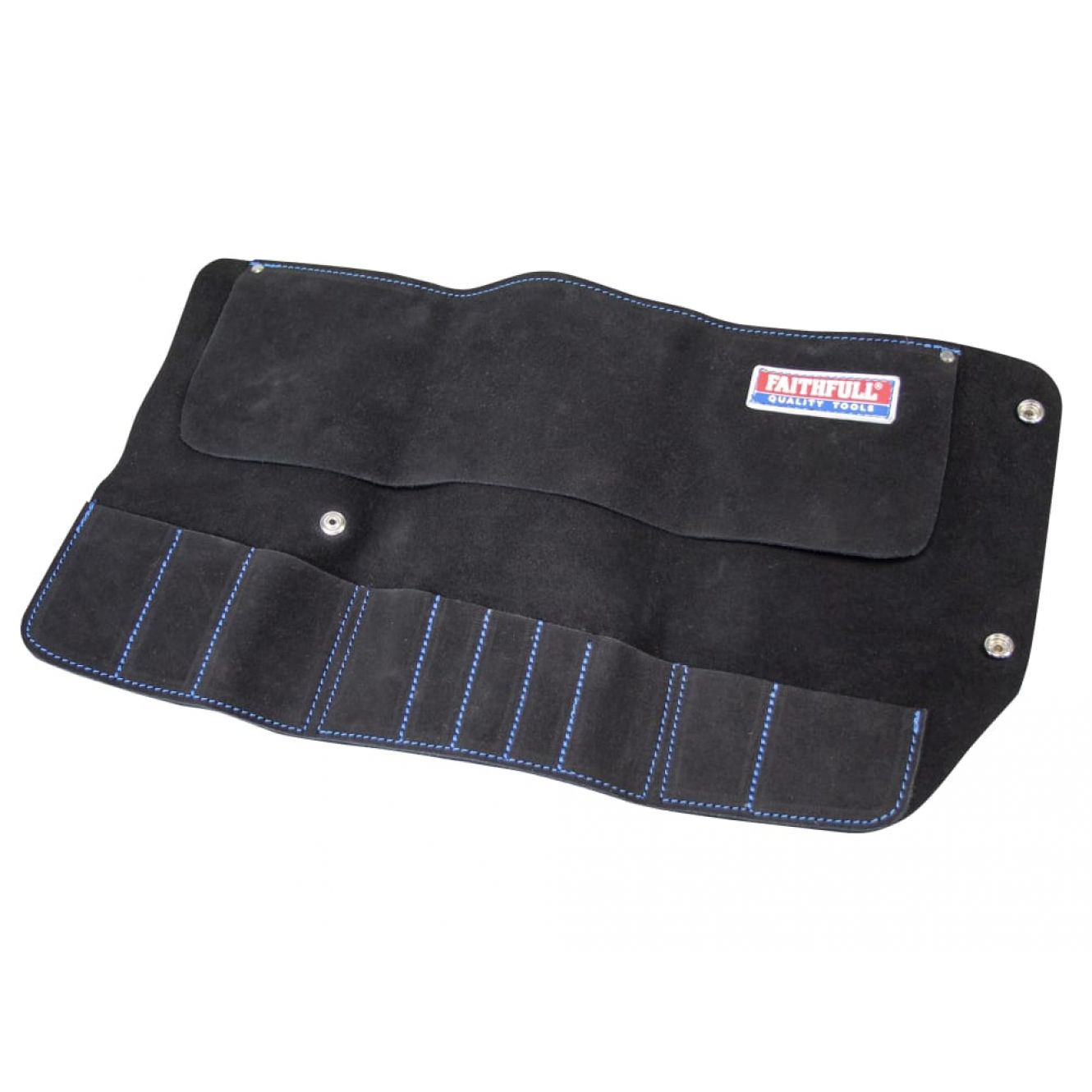 10 Pocket Leather Tool Roll FAILTR10B