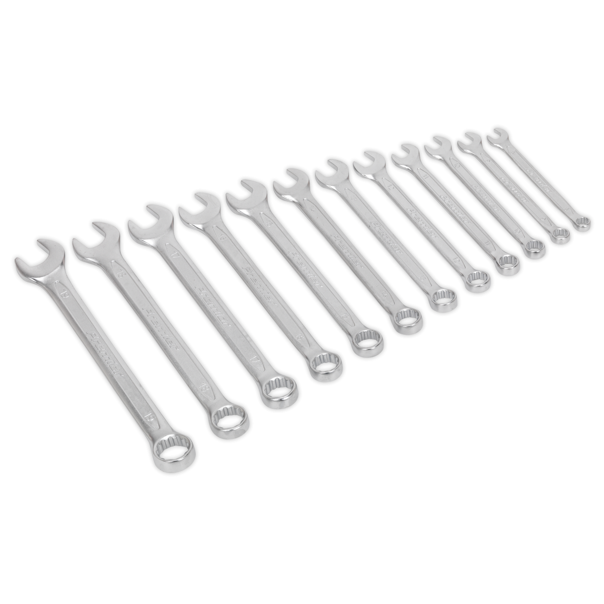 Combination Spanner Set 12pc Cold Stamped Metric AK6325