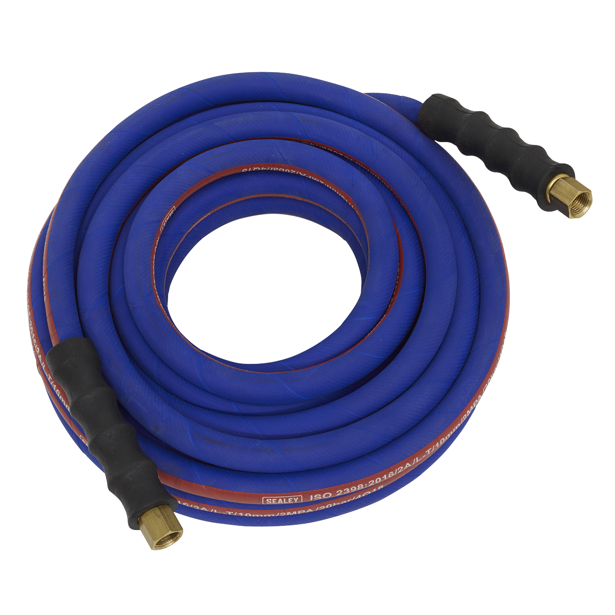 Air Hose 10m x Ø10mm with 1/4"BSP Unions Extra-Heavy-Duty AH10R/38