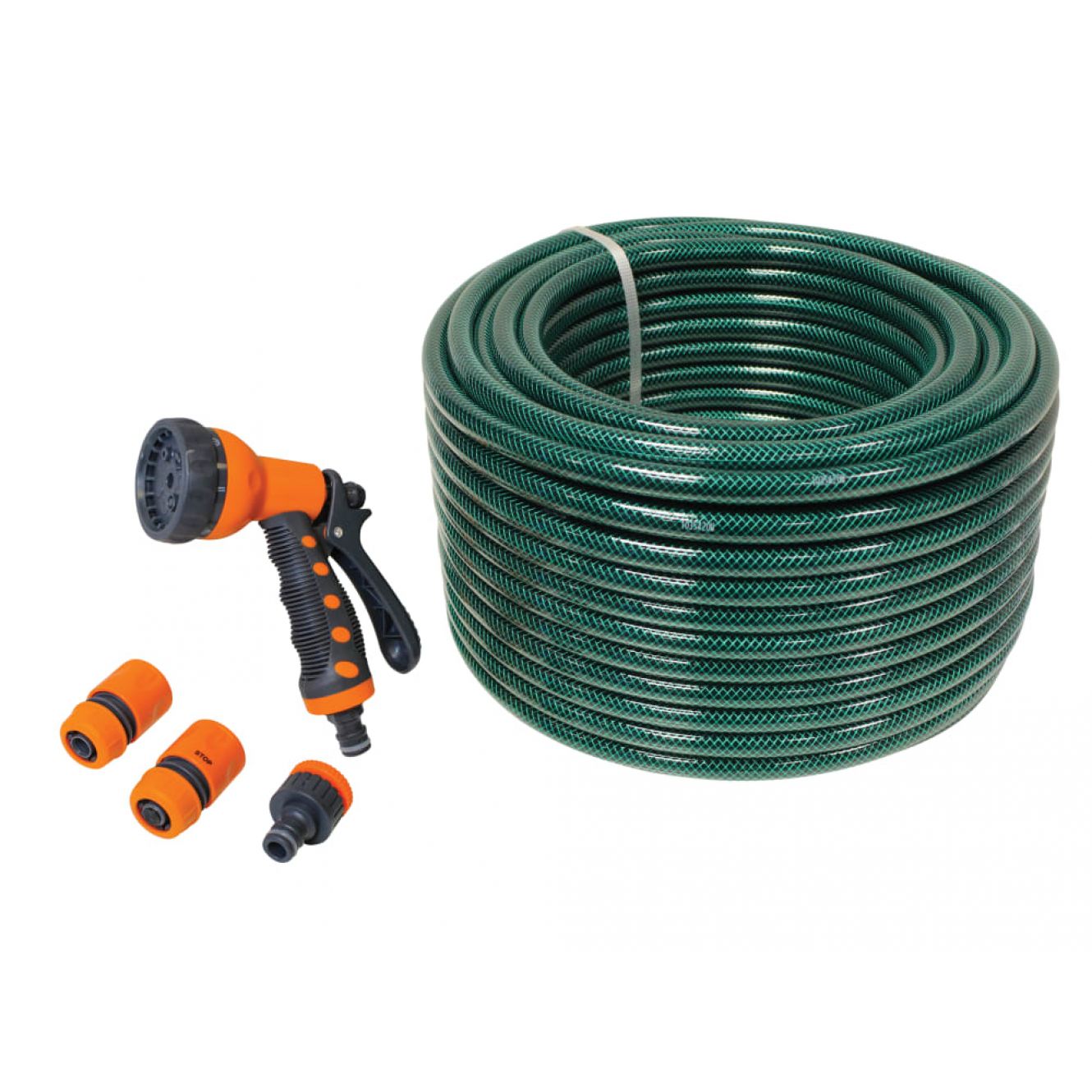 PVC Garden Hose with Fittings & Spray Gun