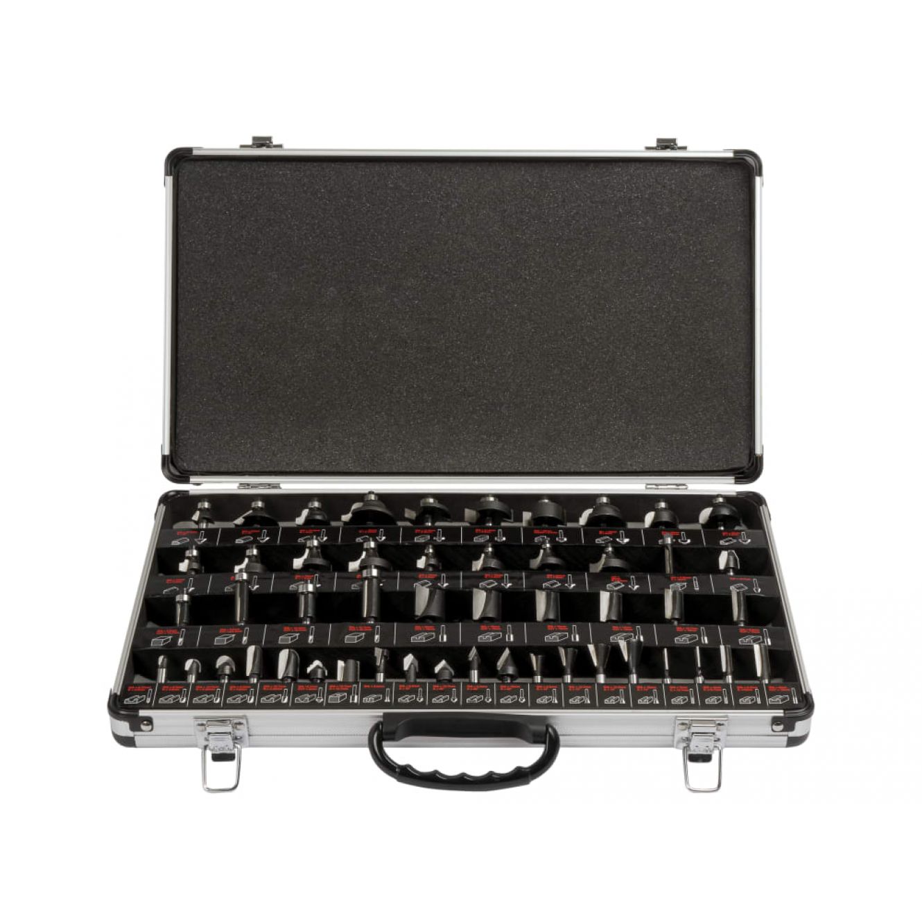 1/4in TCT Router Bit Starter Set, 50 Piece TRESET50PC14