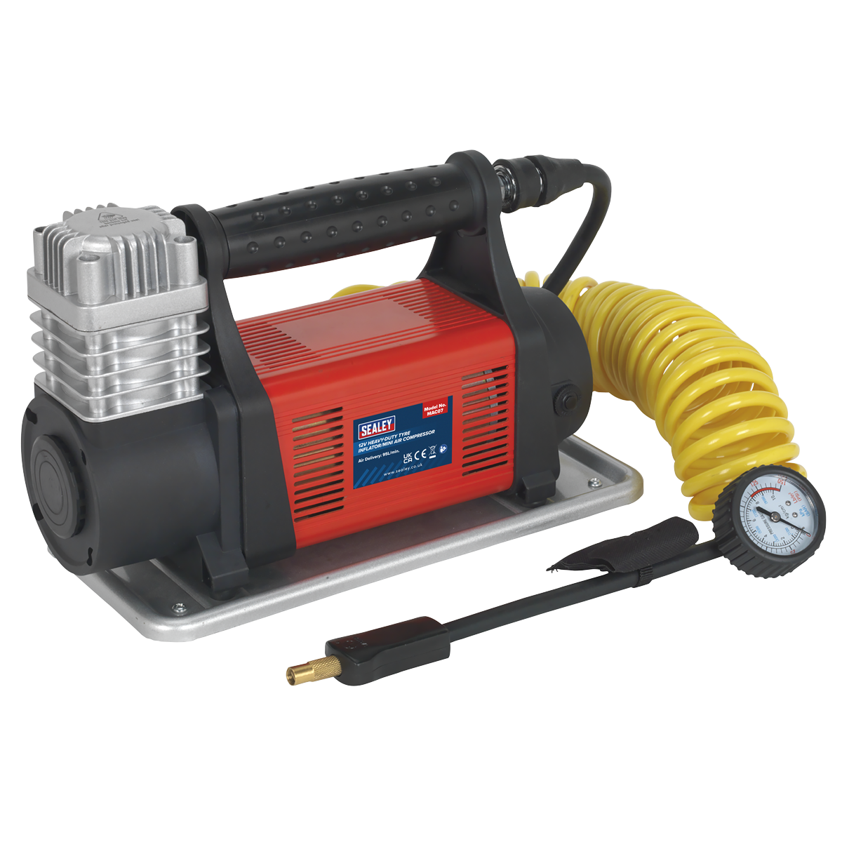 Tyre Inflator/Mini Air Compressor 12V Heavy-Duty MAC07