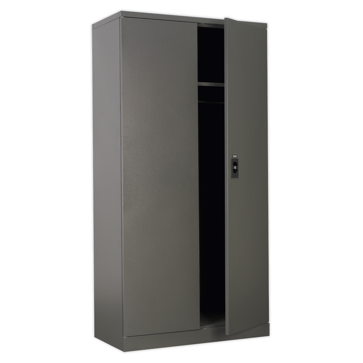 Floor Cabinet 4 Shelf plus Hanging Rail 2 Door SC02