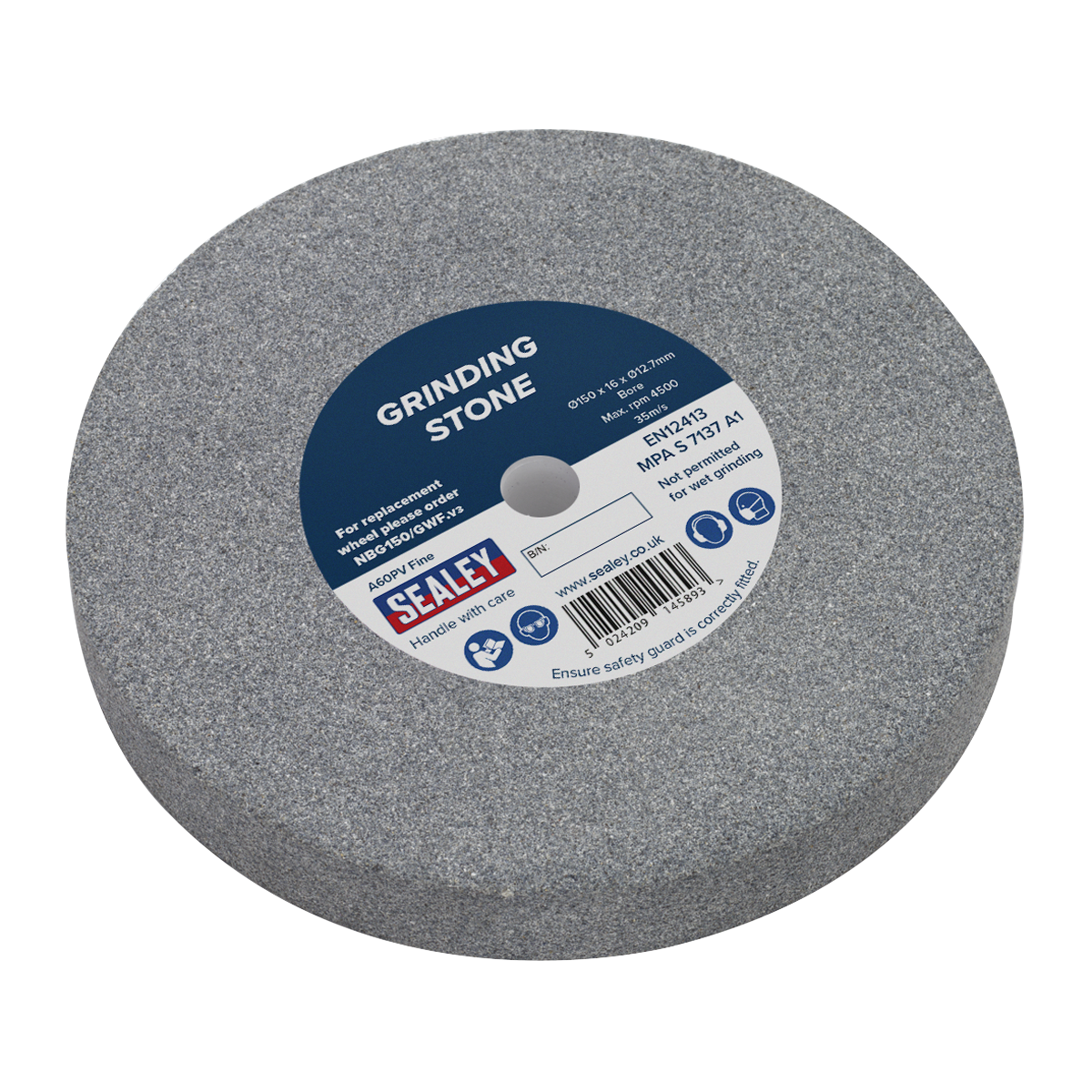 Grinding Stone Ø150 x 16mm Ø13mm Bore A60P Fine NBG150/GWF